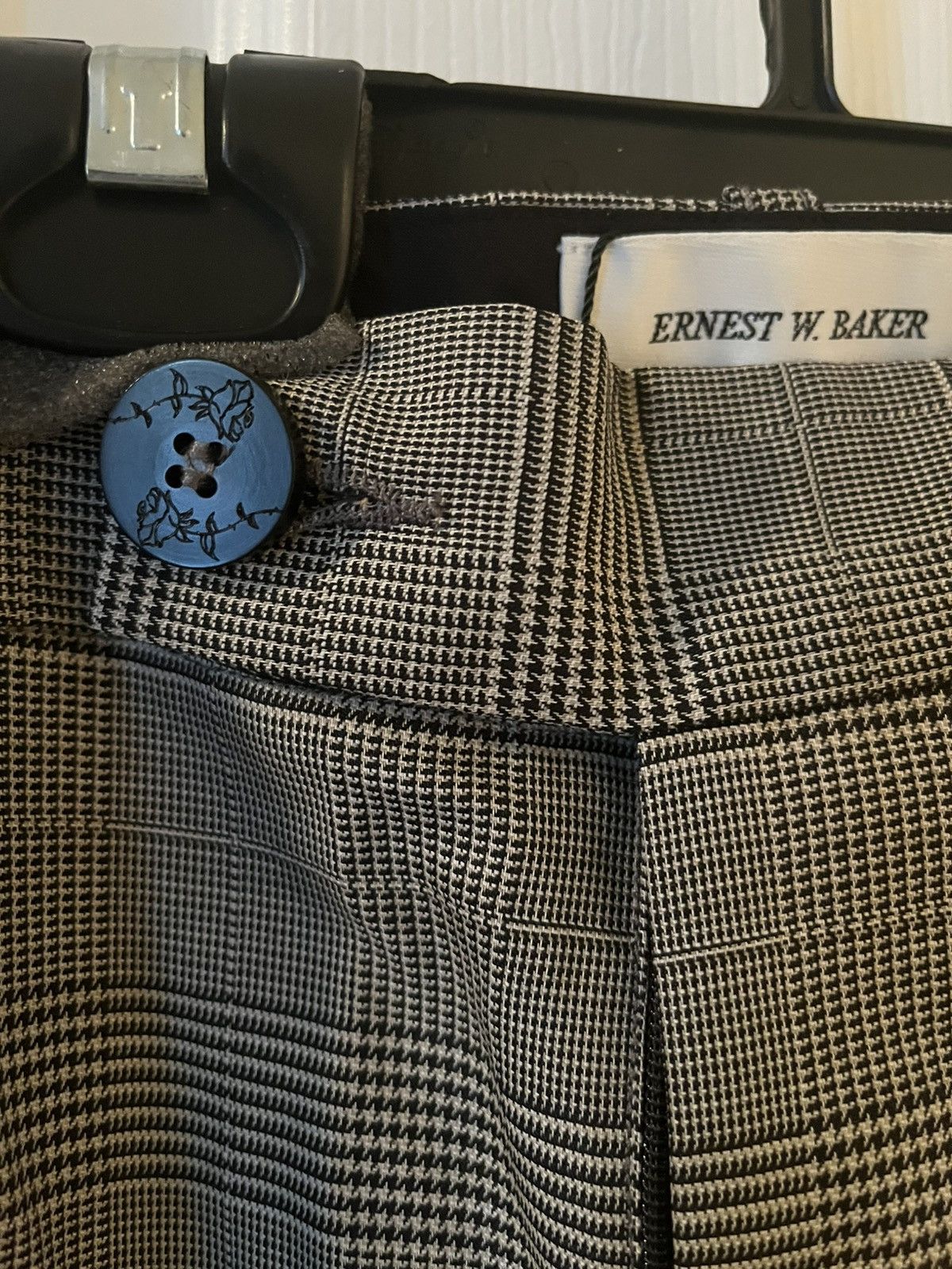 Ernest W. Baker Ernest W. Baker Gray Flare Trousers ssense Exclusive Size US 32 / EU 48 - 3 Thumbnail