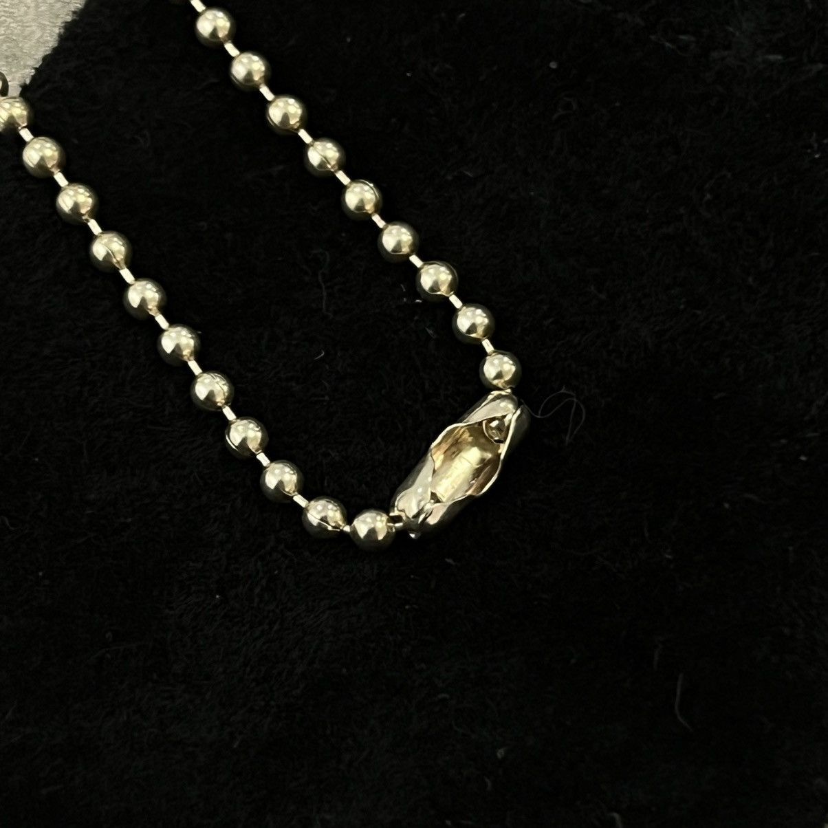 Chrome Hearts Chrome Hearts Peace-Sign Ball Necklace Silver Size ONE SIZE - 5 Thumbnail