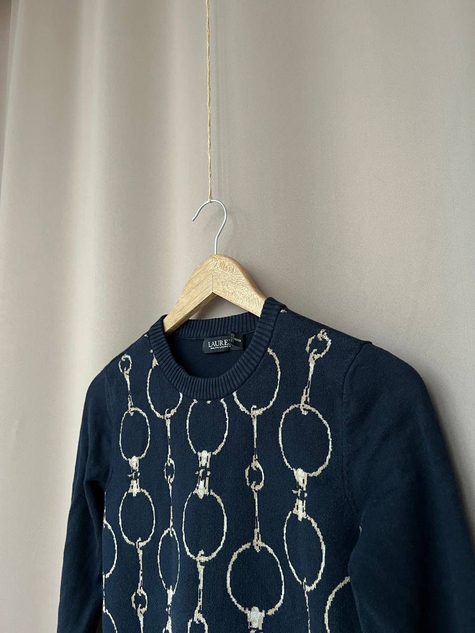 Lauren Ralph Lauren Ralph Lauren Black Label Chain Pattern Sweater Womens Size M Size M / US 6-8 / IT 42-44 - 4 Thumbnail