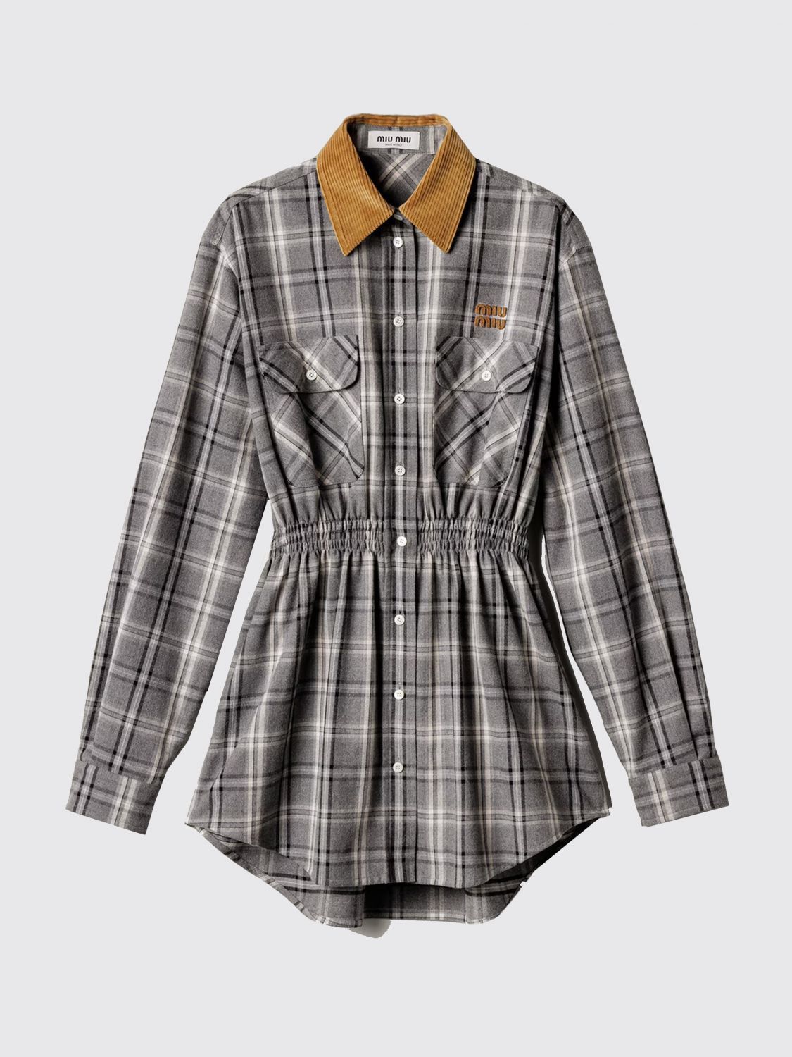 Miu Miu Miu Miu Dress Woman Grey Size S / US 4 / IT 40 - 1 Preview