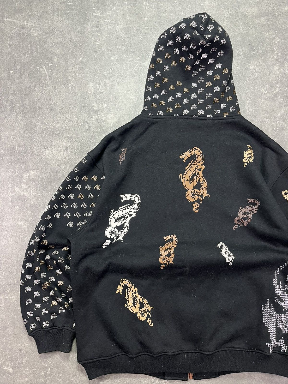 Damani Dada Dada Supreme Dragon Japanese Themes AOP Baggy Zip Hoodie XL Size US XL / EU 56 / 4 - 11 Thumbnail