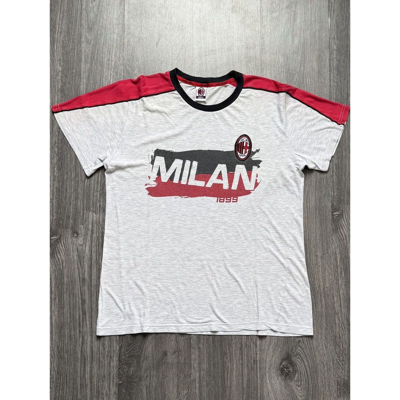 Vintage 90s Vintage Milan Fan Jersey Shirt Blokecore Size US M / EU 48-50 / 2 - 1 Thumbnail