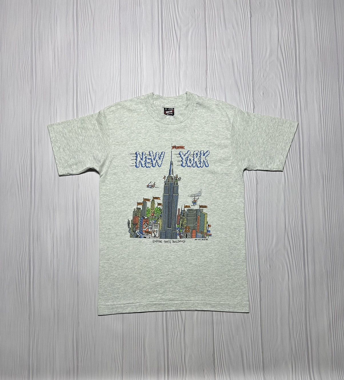 Vintage Rare Vintage 1991 New York Empire State Building T-Shirt Size US M / EU 48-50 / 2 - 1 Thumbnail