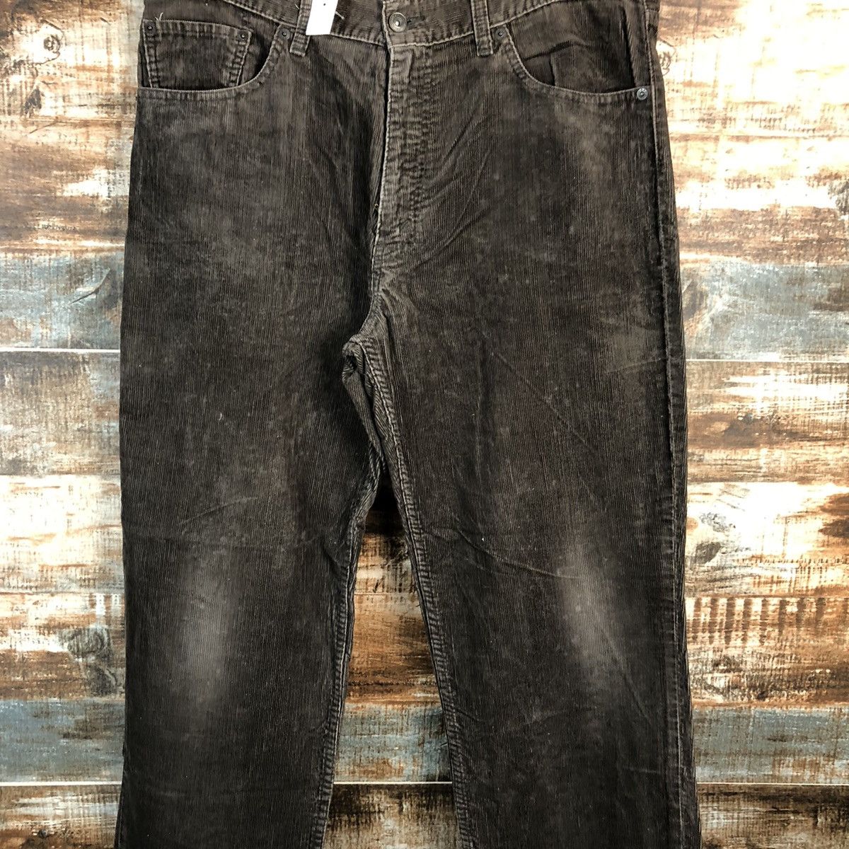Levi's DL 502 Levis Brown Corduroy vintage Pants #C116 Size US 36 / EU 52 - 5 Thumbnail