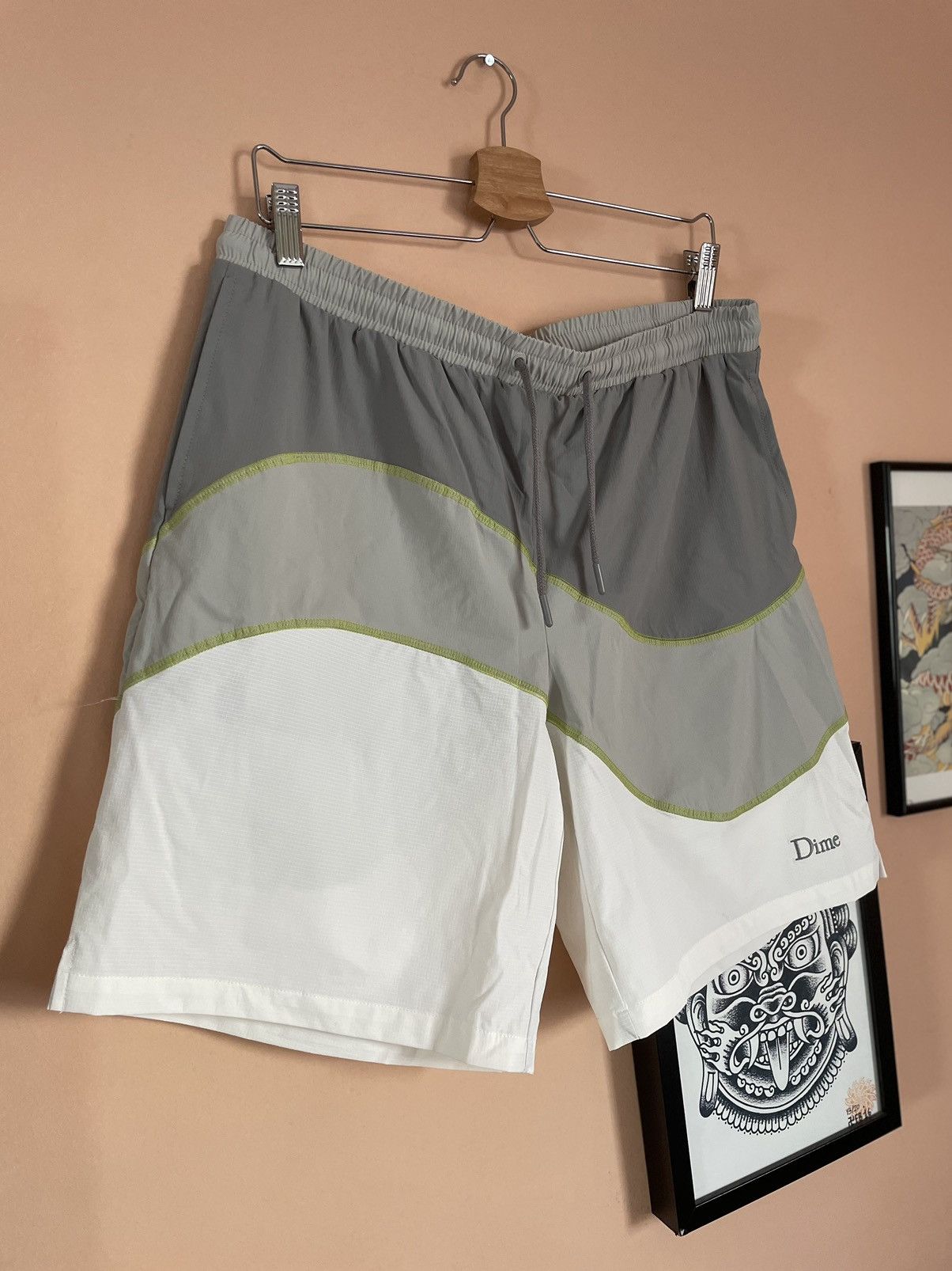 Dime Dime MTL Skate Nylon wave shorts Size US 34 / EU 50 - 1 Thumbnail