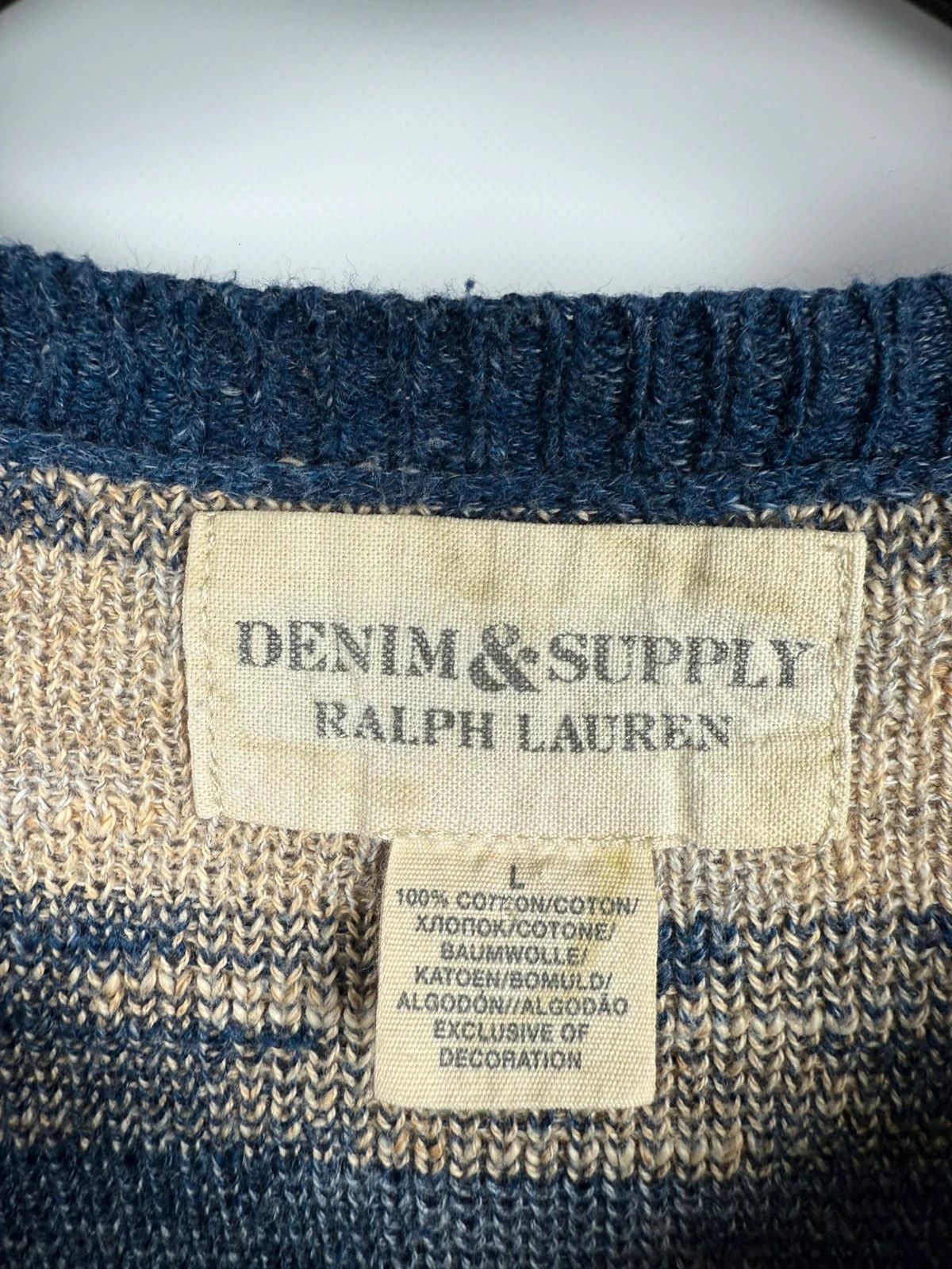 Denim & Supply Ralph Lauren Denim & Supply Ralph Lauren Navajo Knit Cotton Pullover Size US L / EU 52-54 / 3 - 3 Thumbnail