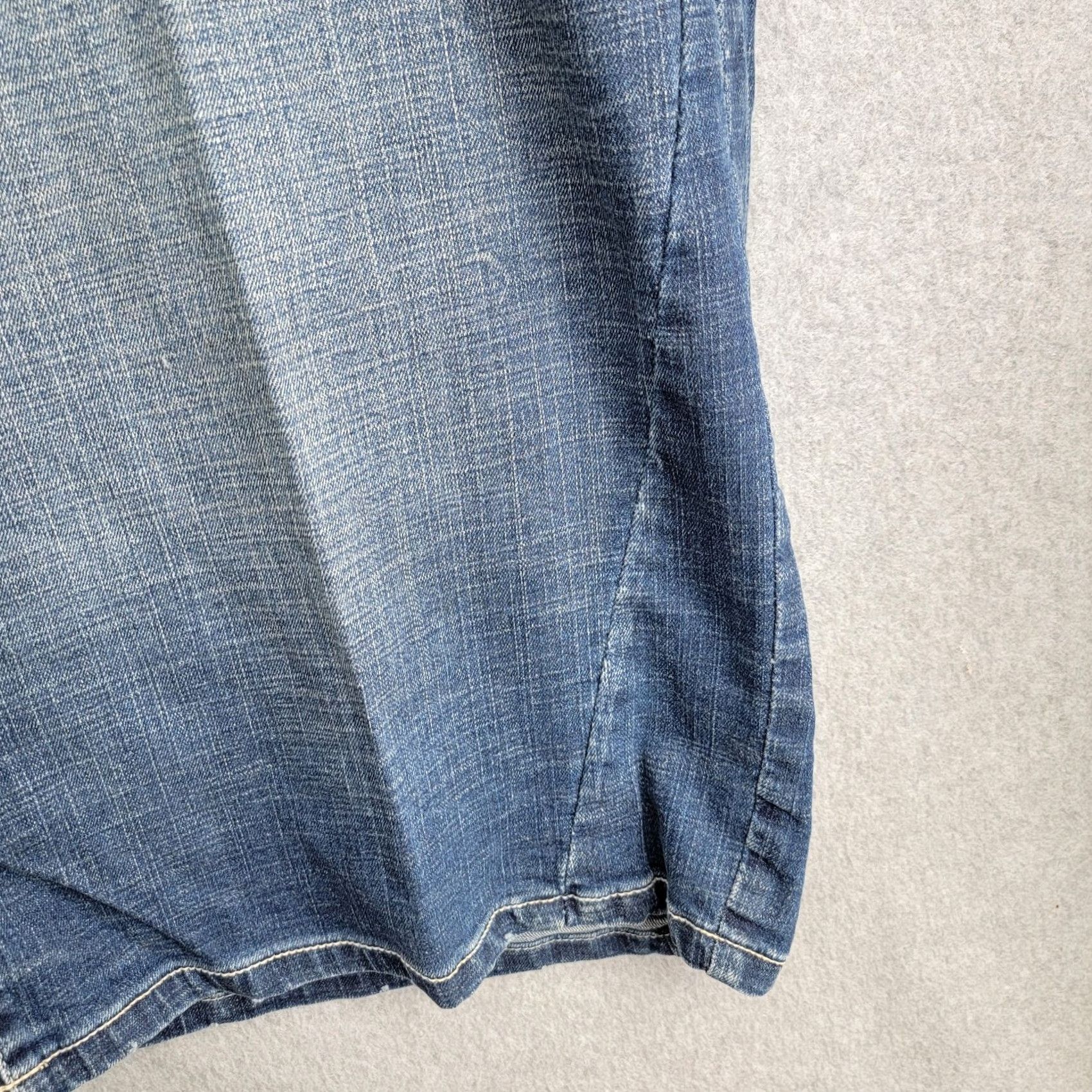 Vintage Vintage G Unit Shorts adult 20 Y2k Hip Hop 50 Cent 44 waist baggy Denim Bermuda Blue G-Unit Shorts Mens Size 42" / US 20 - 6 Thumbnail