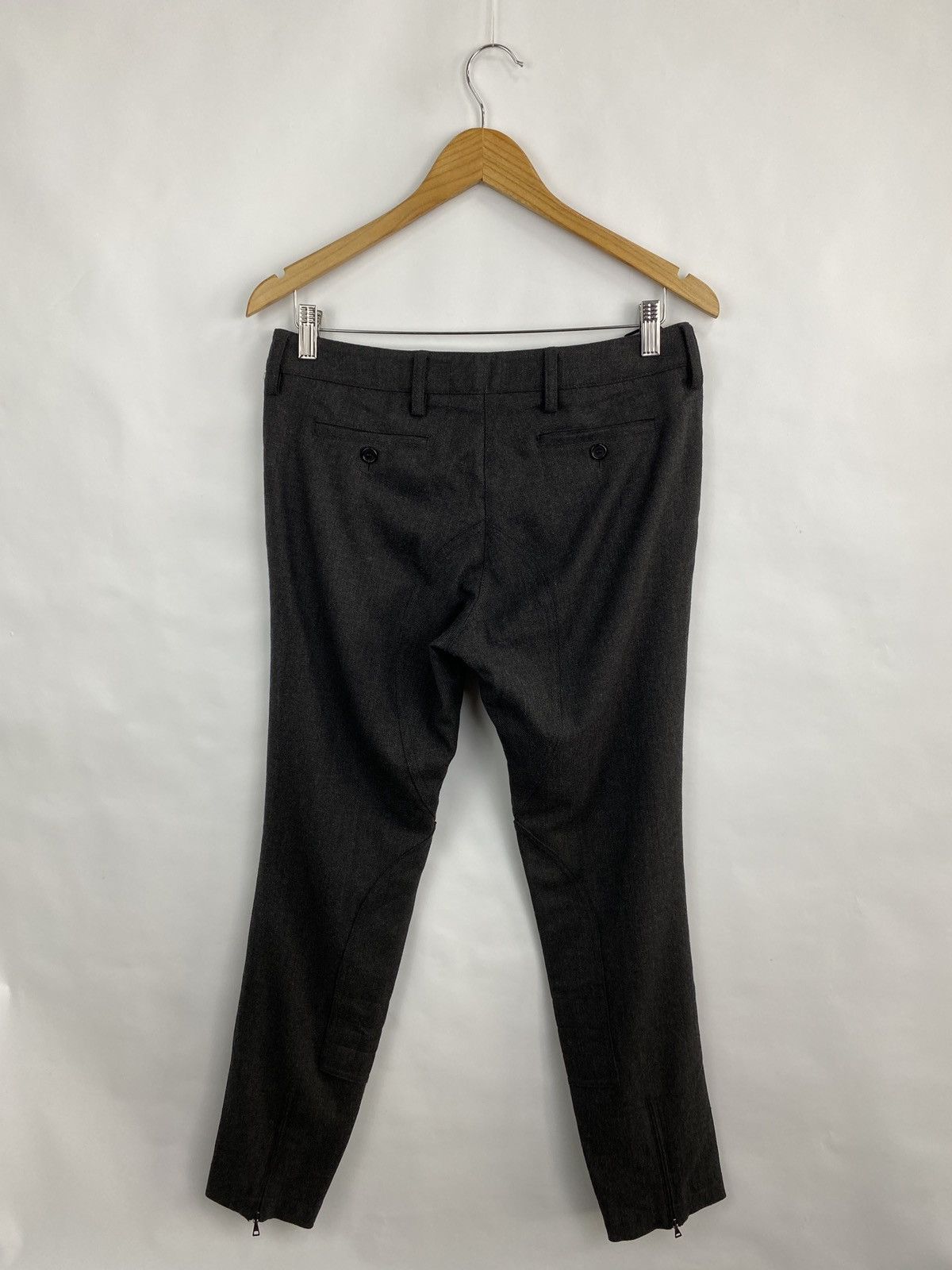 Prada 🇮🇹 Vintage Prada Wool Women Classic Trousers Pants Rare Retro Size 27" / US 4 / IT 40 - 9 Thumbnail