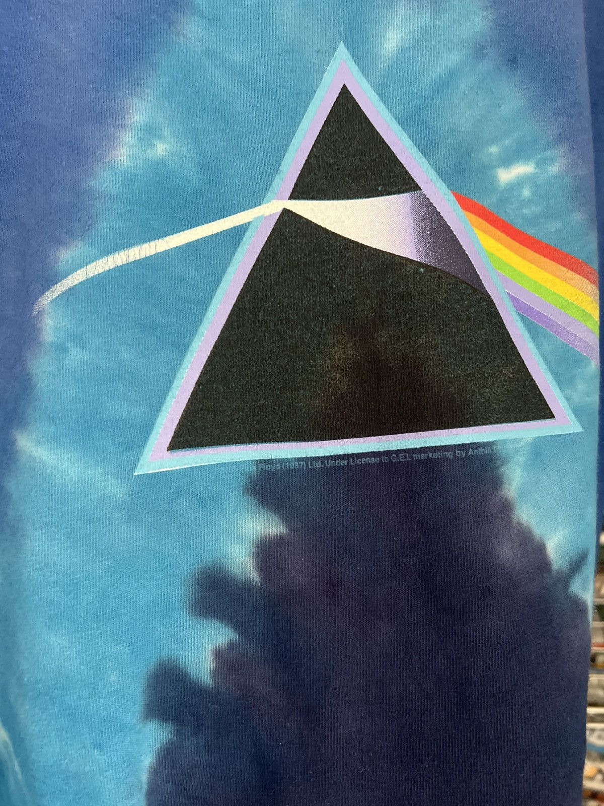 Pink Floyd 2005 Pink Floyd Dark Side of the Moon Tie Dye Band Tee Size US XL / EU 56 / 4 - 4 Thumbnail