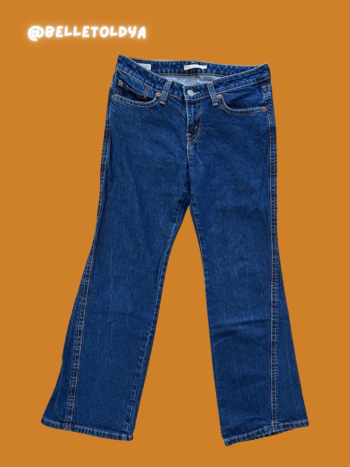 Levi's Levi’s Naughtiest Bootcut Jeans Flared Low Waist Size 31" - 5 Thumbnail