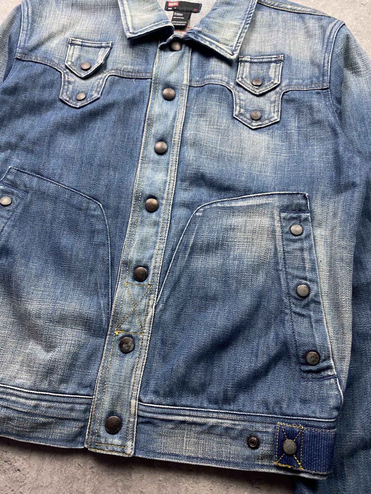 Diesel Denim jacket Diesel J.A.A. jeans vintage rare streetwear y2k Size US L / EU 52-54 / 3 - 11 Thumbnail