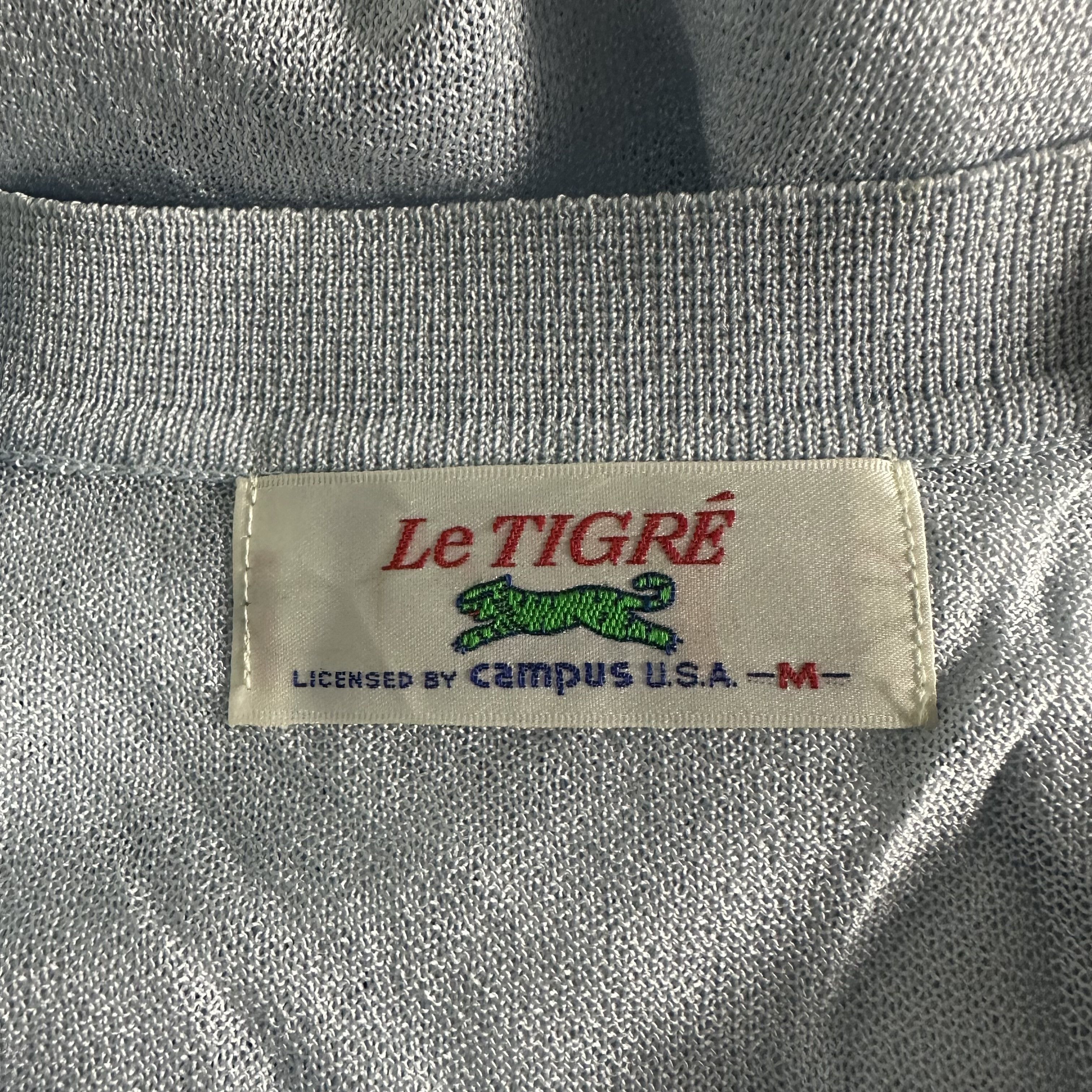Le TIGRE 🔥RARE🔥Vintage Le TIGRE Sheer Knit Sweater Size US M / EU 48-50 / 2 - 4 Thumbnail