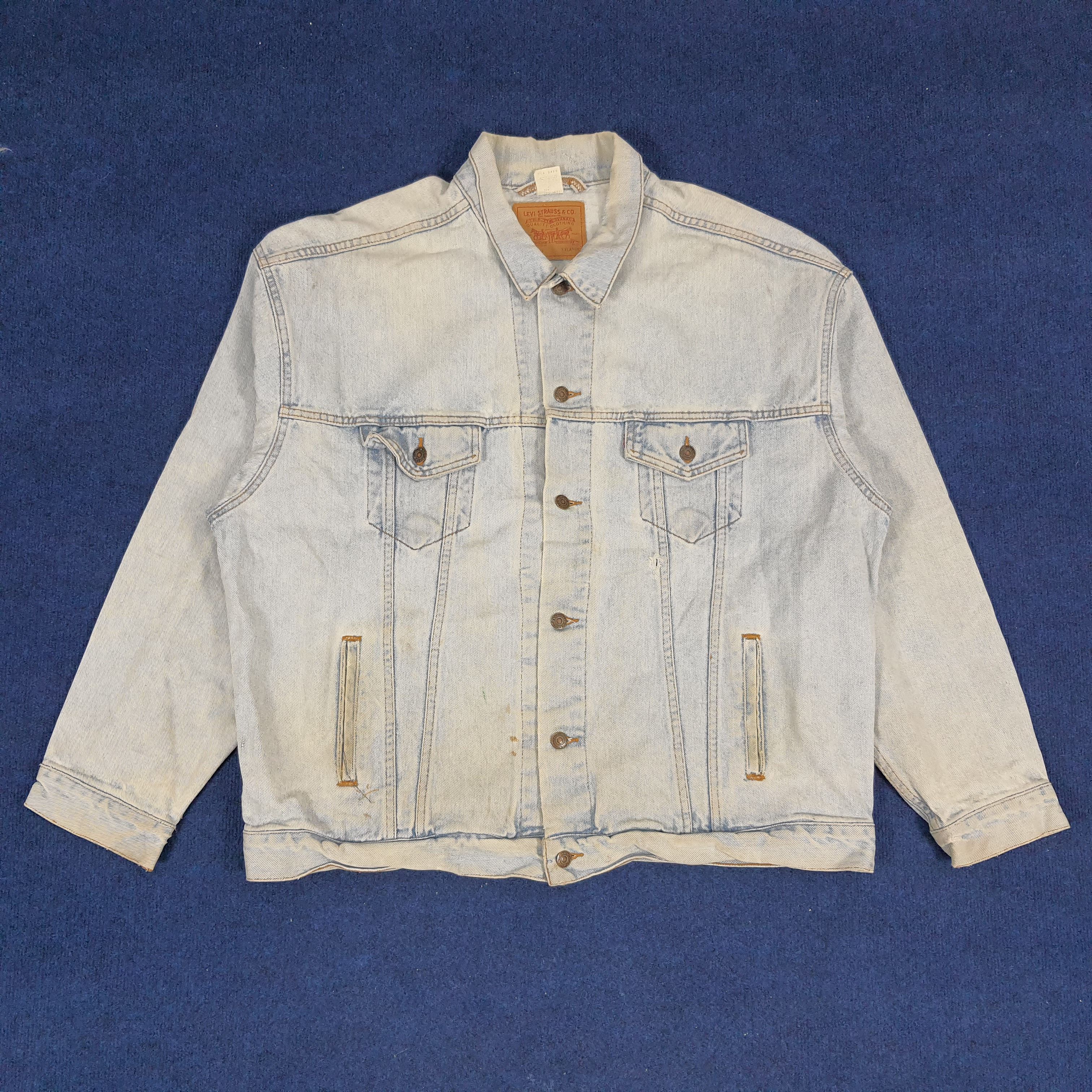 Levi's × Vintage Vintage Levi's Denim Custom Hysteric Glamour Jeans Jacket Size US XXL / EU 58 / 5 - 3 Thumbnail