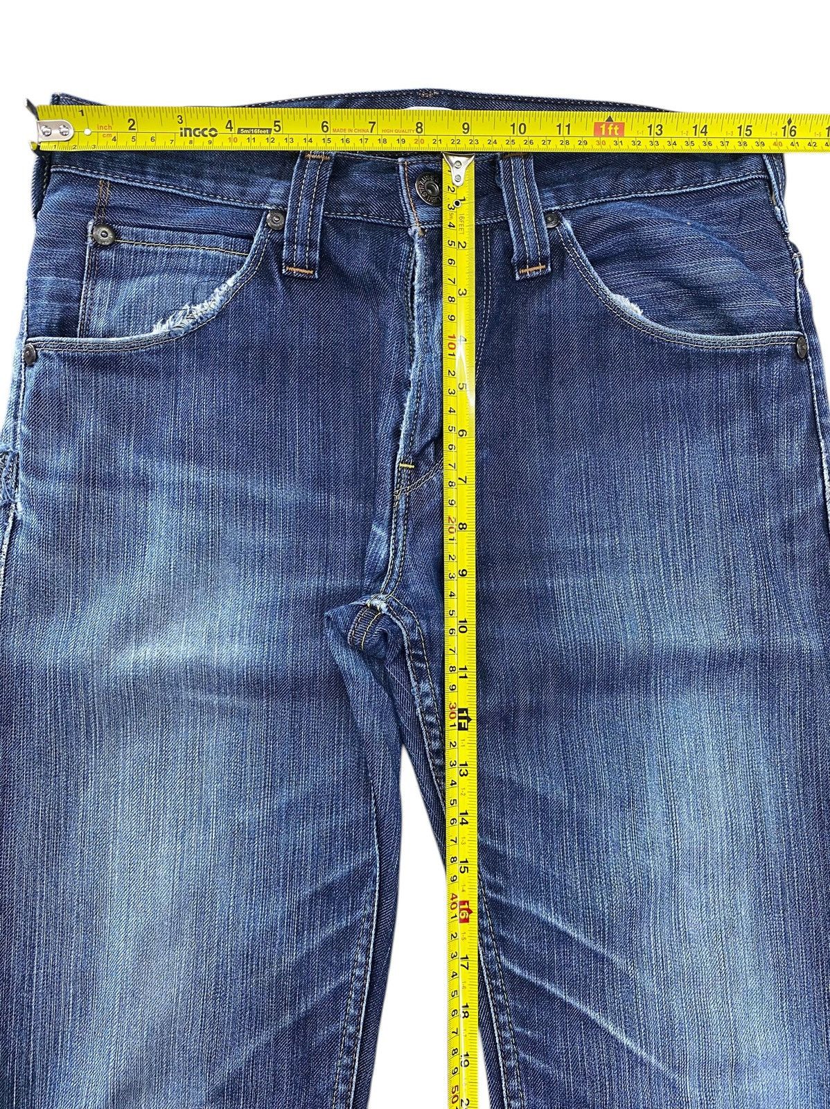 Levi's Levi’s 504 Faded Blue Wash Style Straight Leg Jeans Size US 32 / EU 48 - 6 Thumbnail