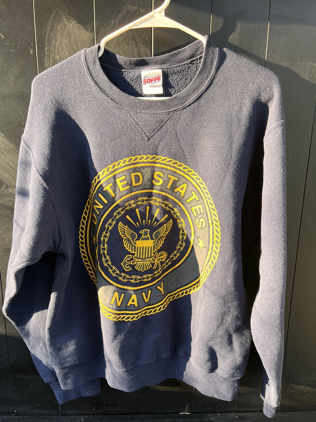 Vintage Vintage Navy Sweater Size US S / EU 44-46 / 1 - 1 Thumbnail