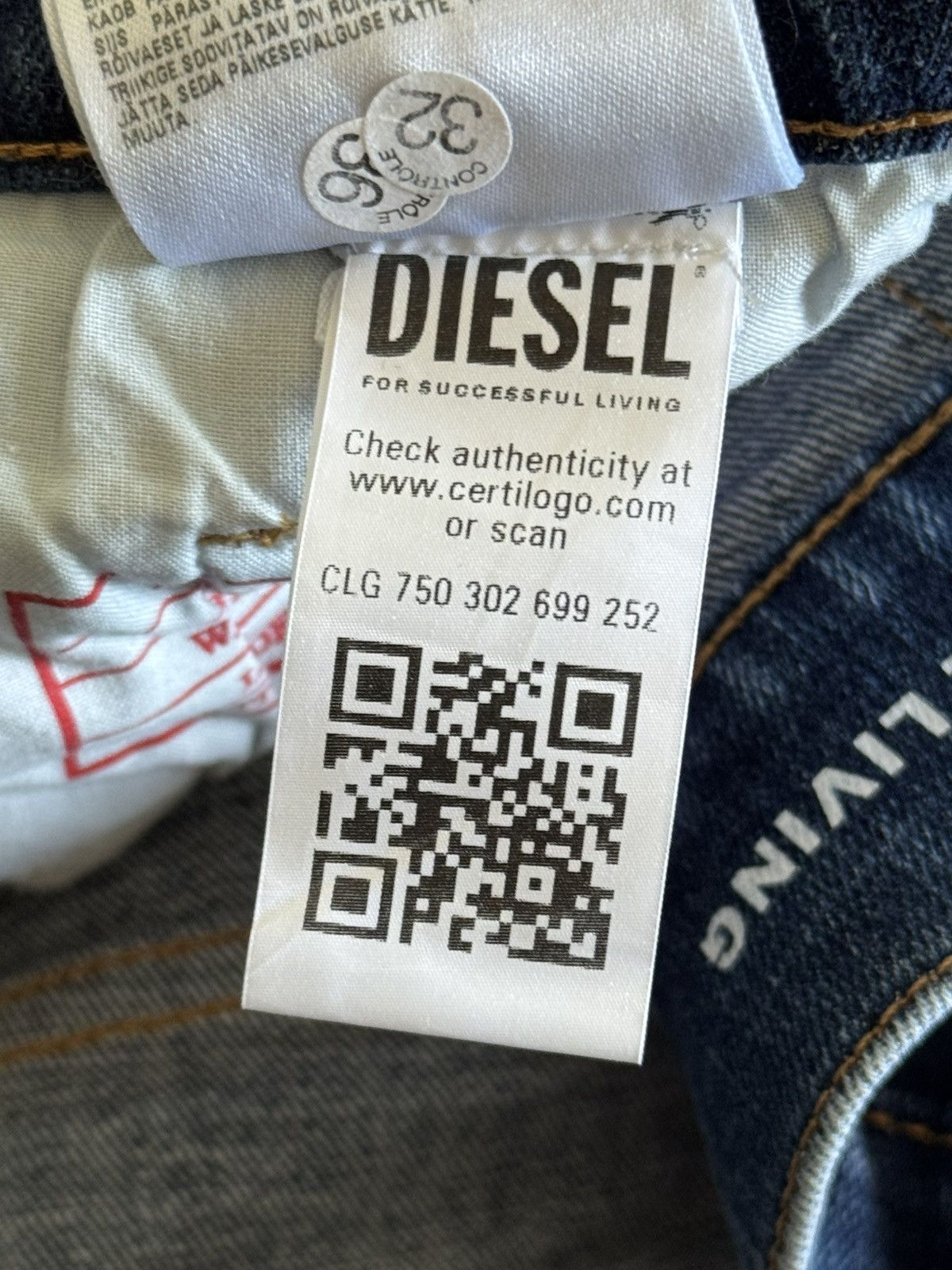 Diesel Diesel 38/34 2019 D-Strukt denim pants trousers jeans y2k Size US 38 / EU 54 - 11 Thumbnail