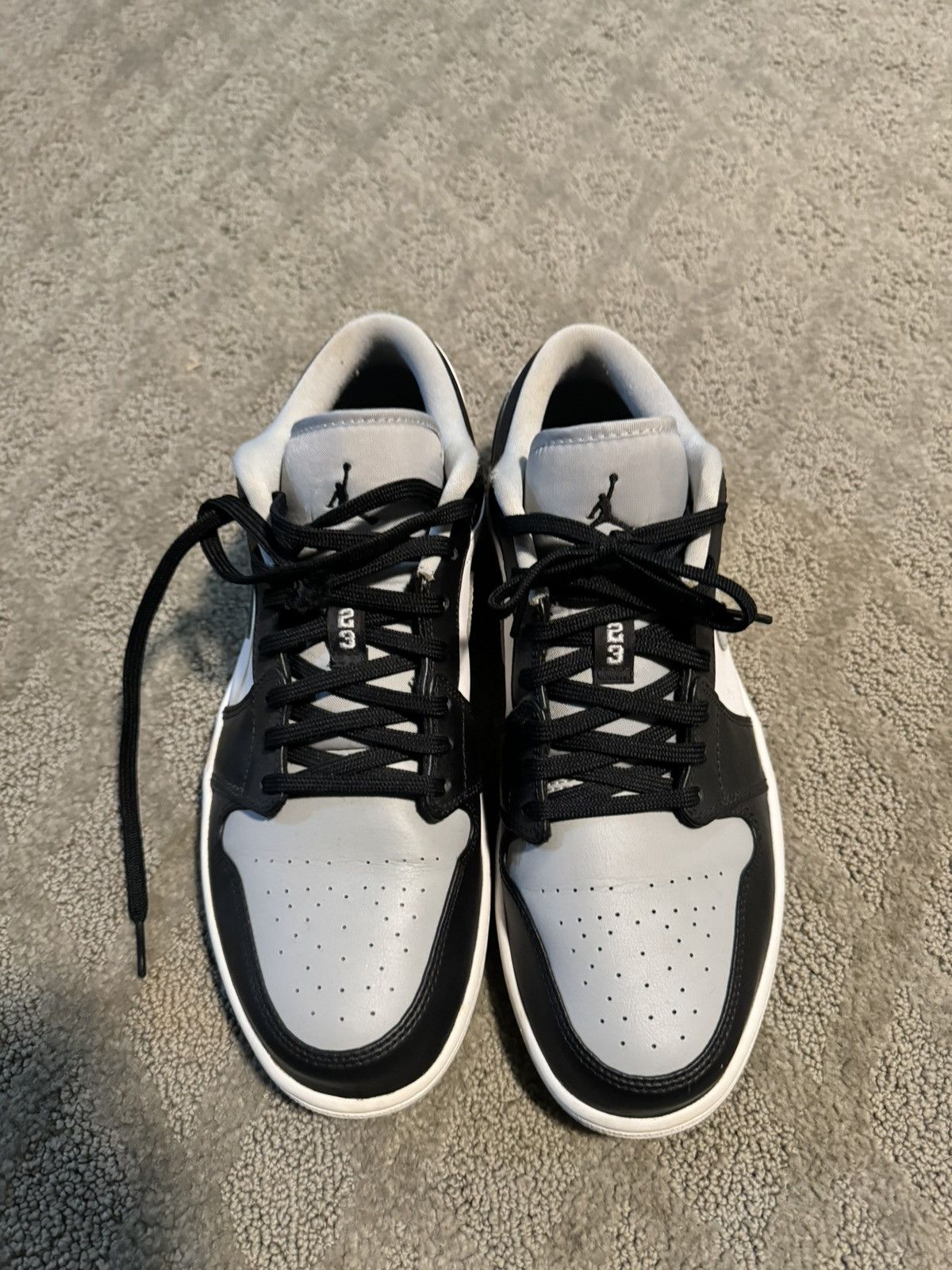 Jordan Brand × Nike Air JORDAN 1 Low “Light Smoke Grey” Sneakers Size US 11.5 / EU 44-45 - 7 Thumbnail