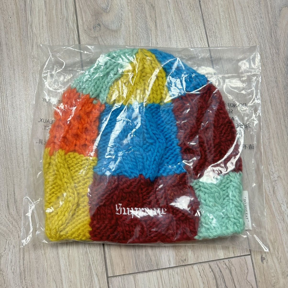 Supreme Supreme Block Knit Beanie Multicolor SS25 Handknit Deadstock Size ONE SIZE - 3 Thumbnail
