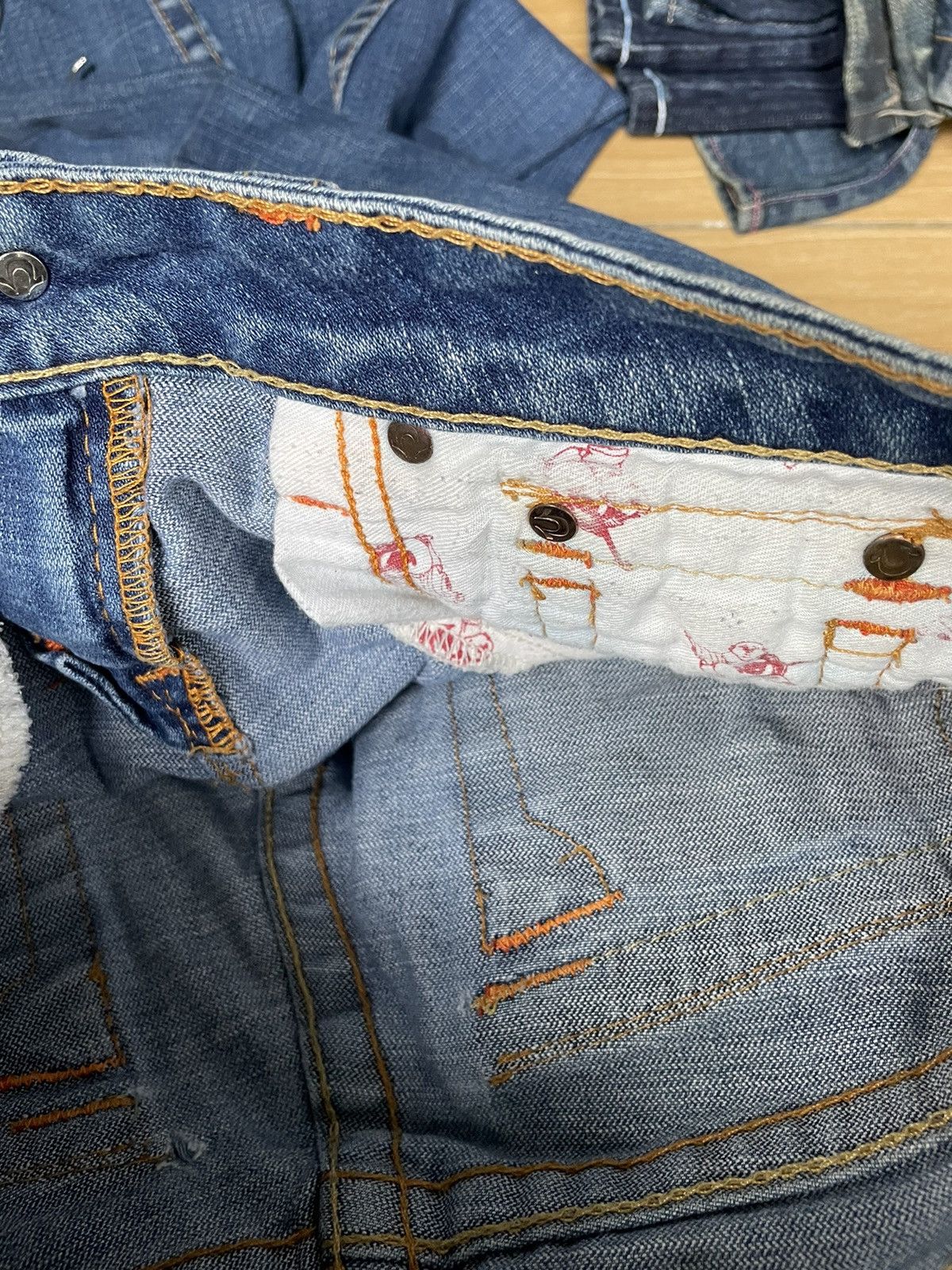 True Religion Vintage Y2K True Religion Flare Denim Jeans Size 31" - 20 Thumbnail