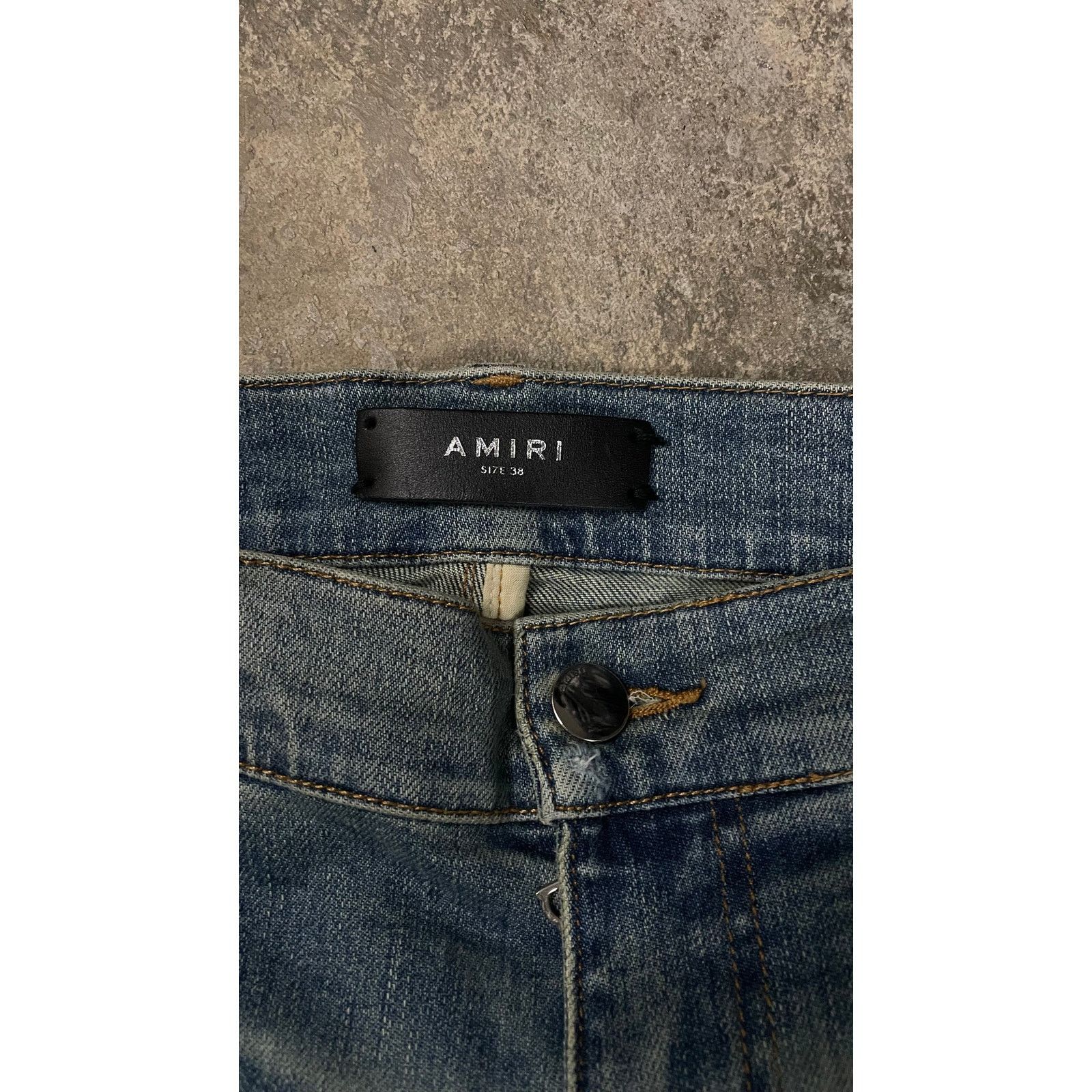 Amiri Amiri MX1 Black Bandana Patch Red White Used 38 Size US 38 / EU 54 - 2 Thumbnail