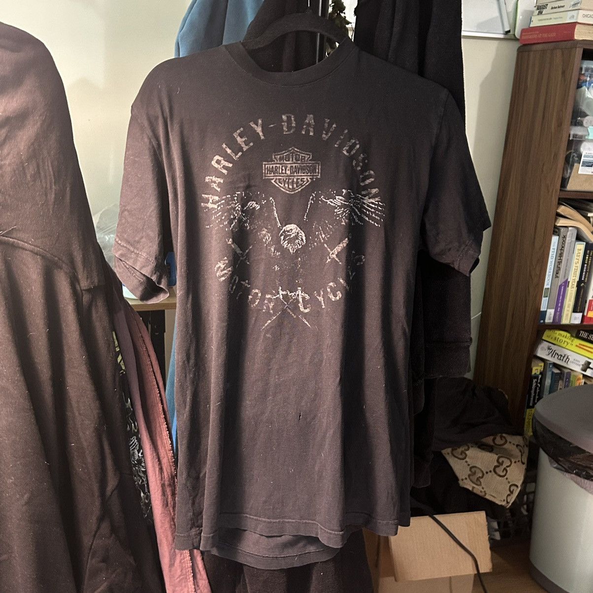 Harley Davidson Harley Dragon Tee M – Faded Eagle Gothic Biker USA OBO Size US M / EU 48-50 / 2 - 1 Thumbnail