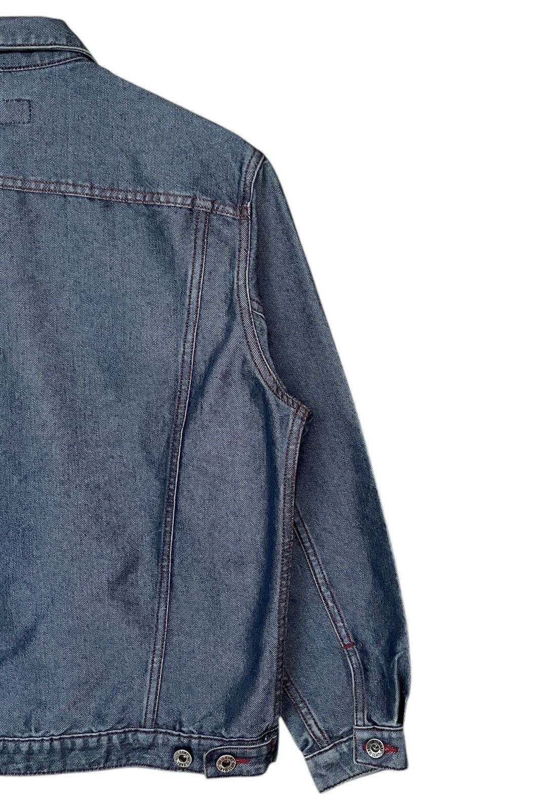 Guess × Vintage Vintage Brand Guess Made In Usa Waxed Denim Jacket 1990s Size US L / EU 52-54 / 3 - 6 Thumbnail