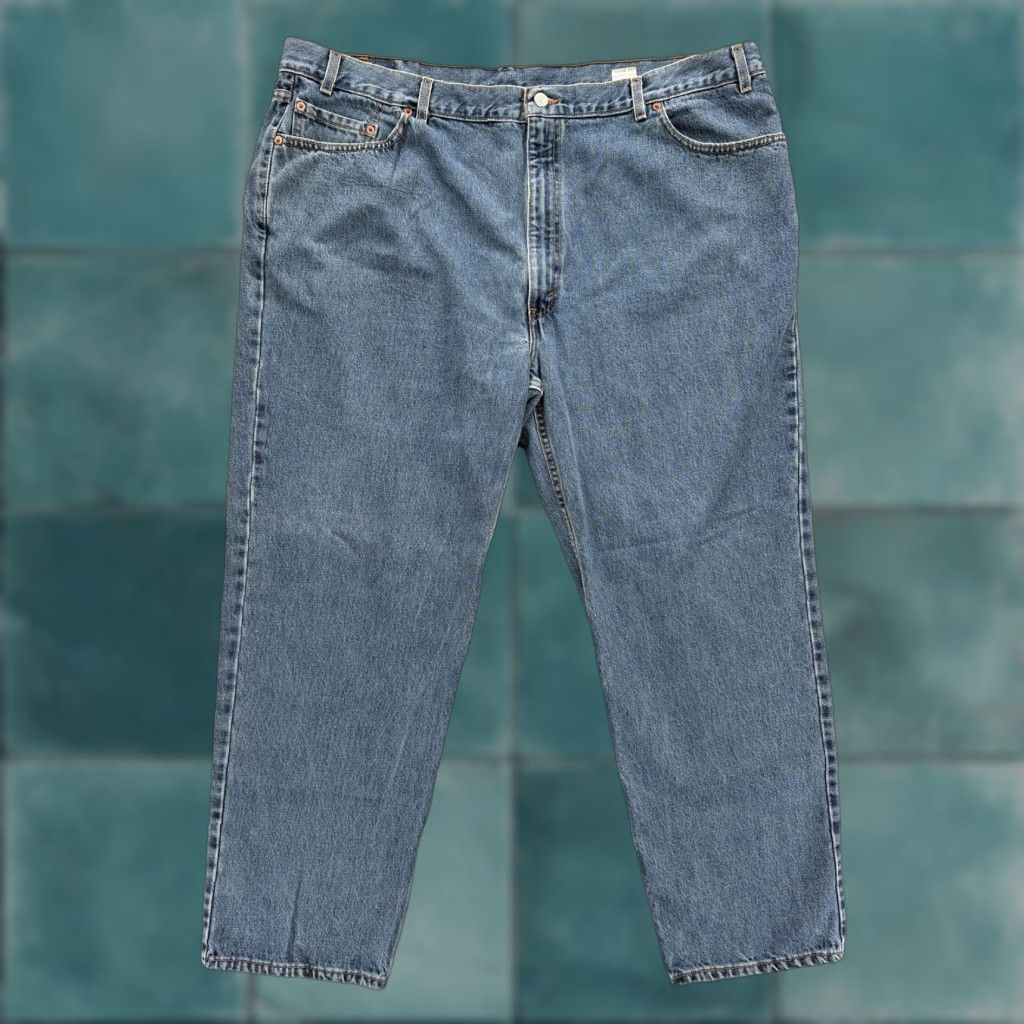Levi's × Supreme Supreme Levis Pinstripe 550 Jeans blue | Grailed