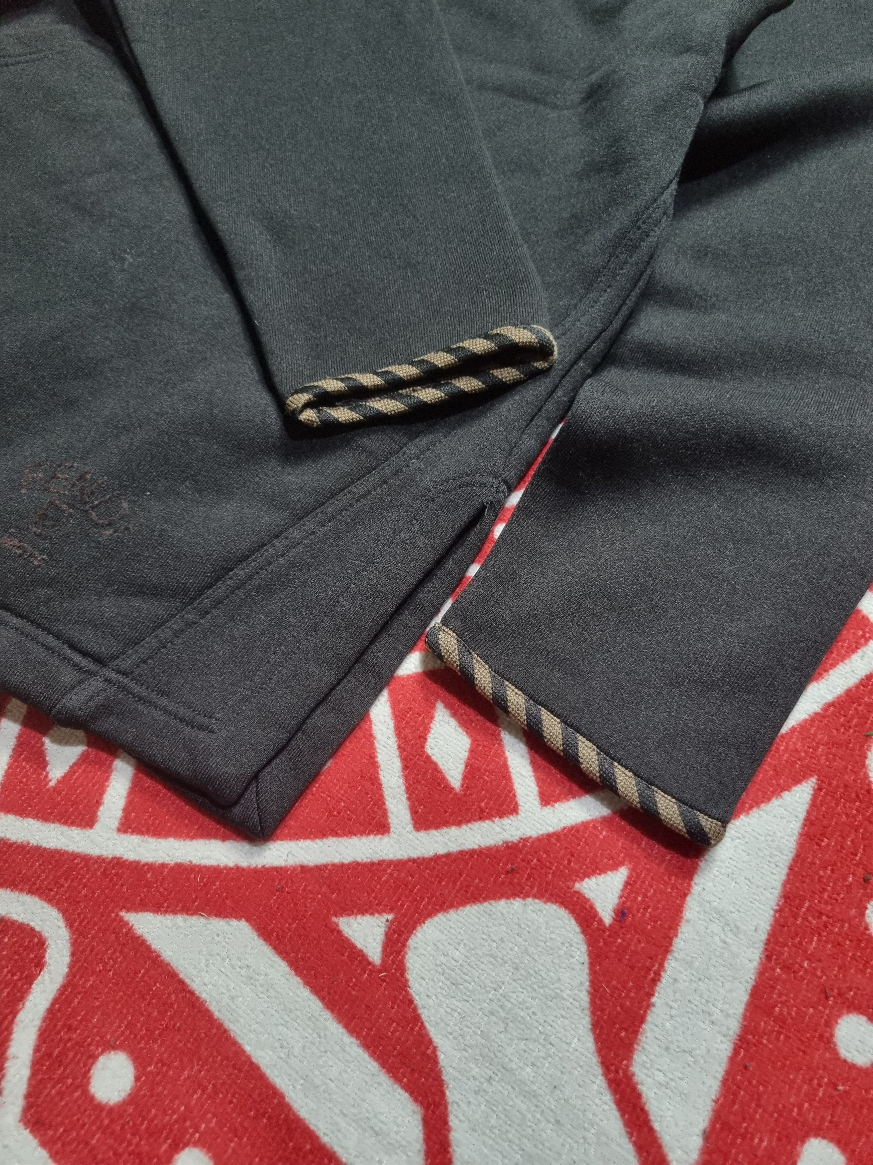Fendi Fendi Jeans Monogram Half Zipper Sweatshirt Size M / US 6-8 / IT 42-44 - 4 Thumbnail