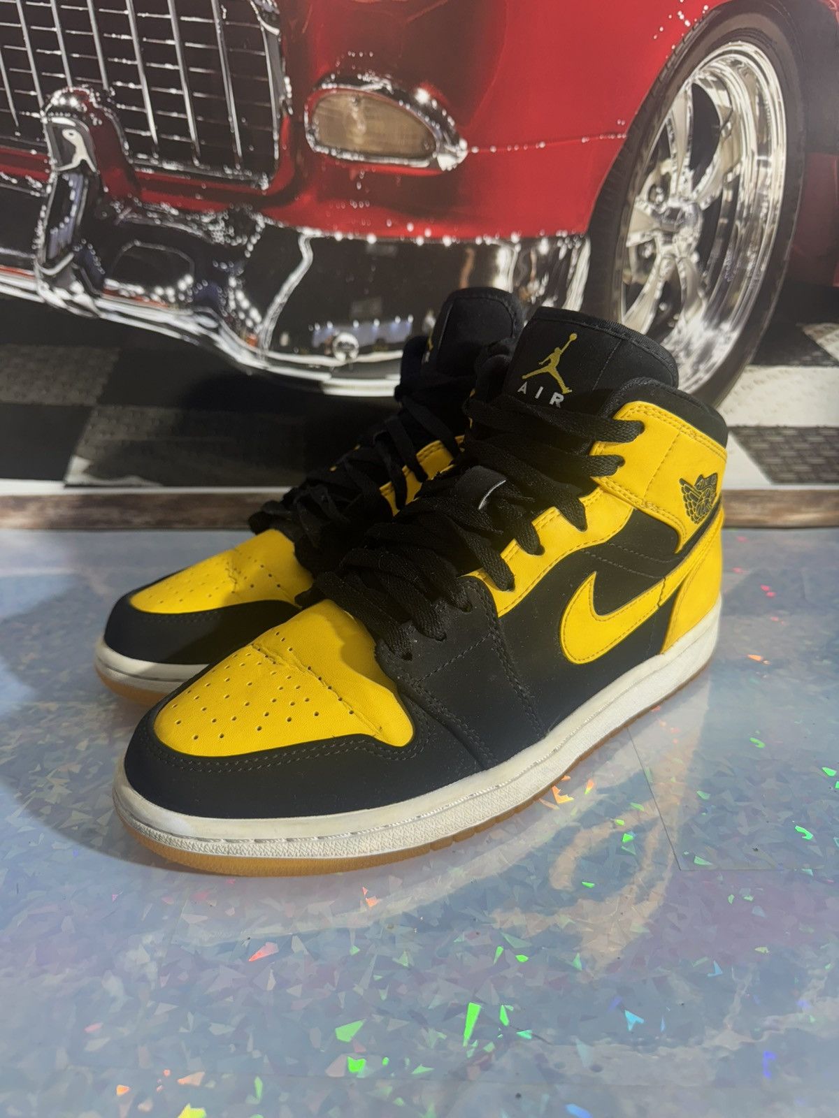 Other ⸻ Air Jordan 1 Retro Mid ‘New Love’ – Sneakers Size US 8 / EU 41 - 5 Thumbnail