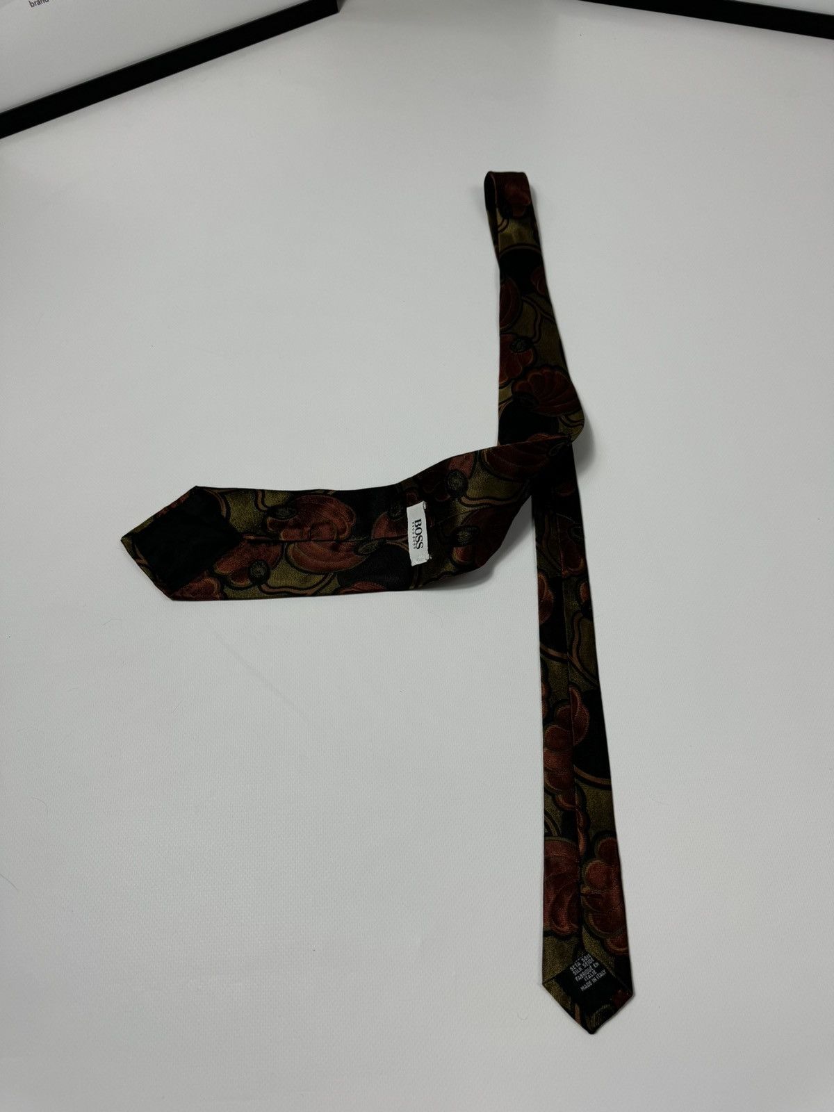 Hugo Boss × Vintage Vintage handmade Hugo Boss tie Size ONE SIZE - 10 Thumbnail