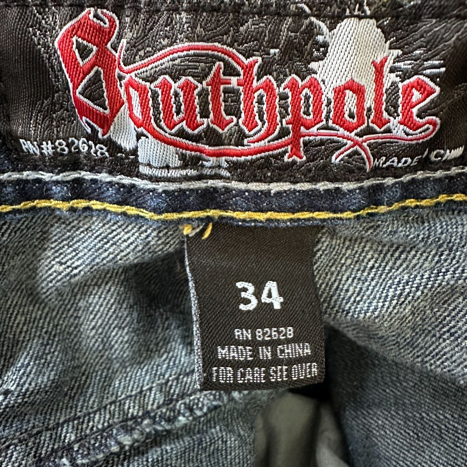 Southpole Vintage Southpole Y2K Baggy Jeans Men’s 34 Blue Loose Paint Size US 34 / EU 50 - 5 Thumbnail