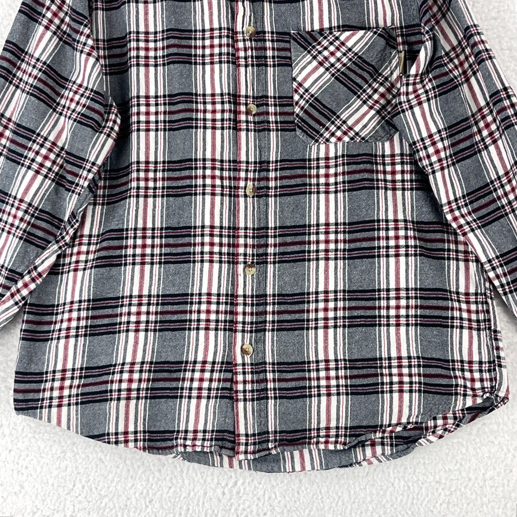 Vintage Woolrich Black Plaid Button-Up Flannel Mens Large Long Sleeve Casual Shirt Size US L / EU 52-54 / 3 - 5 Thumbnail