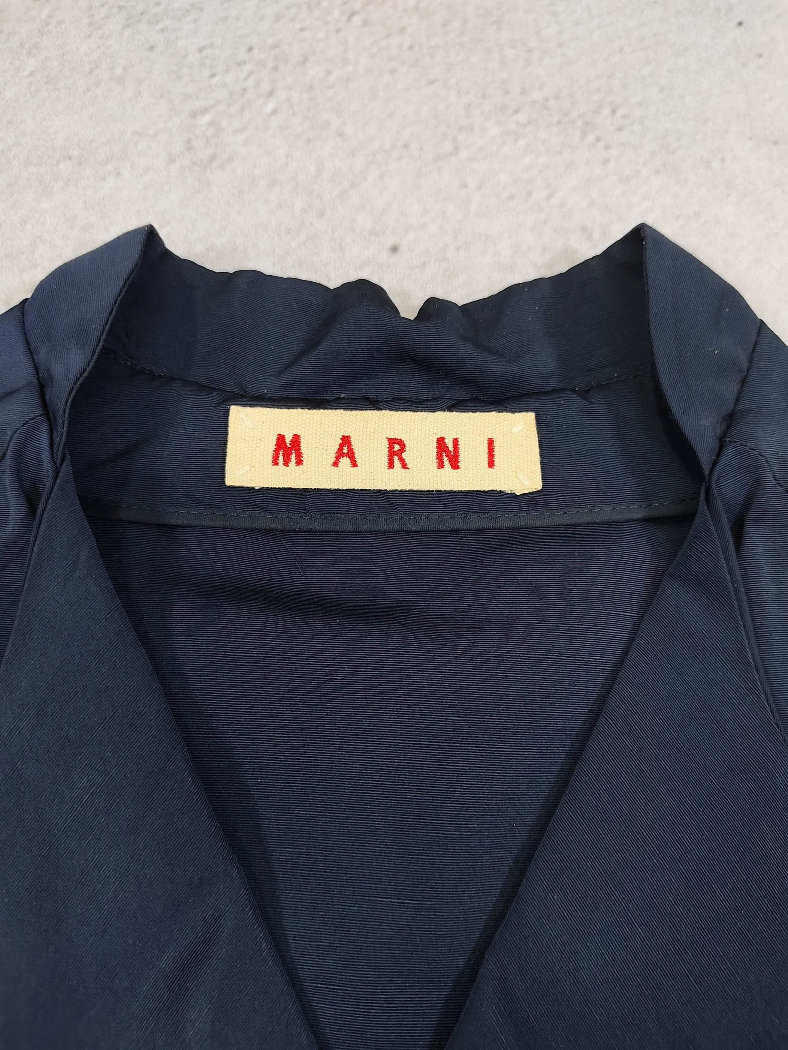 Marni MARNI-Architectural Tailoring Oversized Dolman Sleeve Jacket Size M / US 6-8 / IT 42-44 - 10 Thumbnail