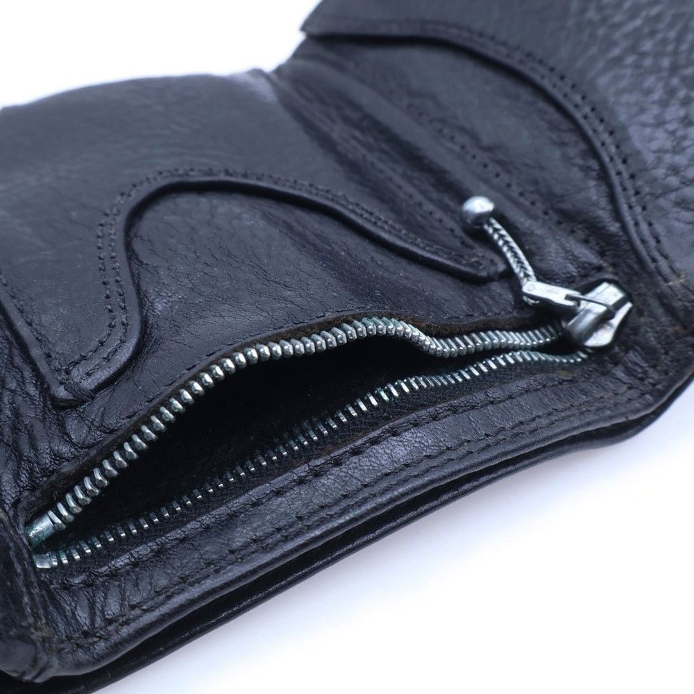 Chrome Hearts Chrome Hearts 3 Fold Cross Leather Wallet Black Size ONE SIZE - 6 Thumbnail