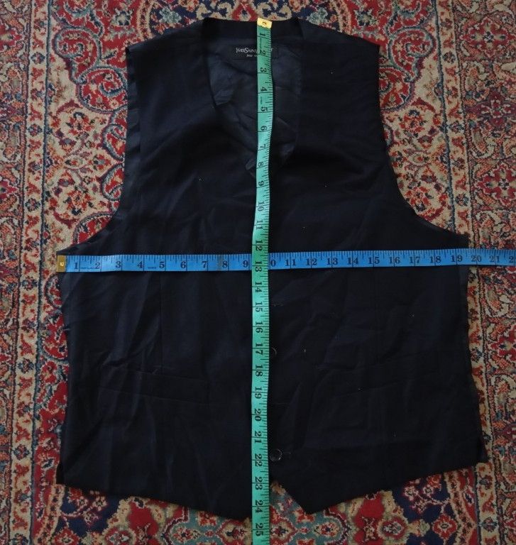 Yves Saint Laurent VTG Yves Saint Laurent YSL Vest Waistcoat Fashion Size US M / EU 48-50 / 2 - 7 Thumbnail