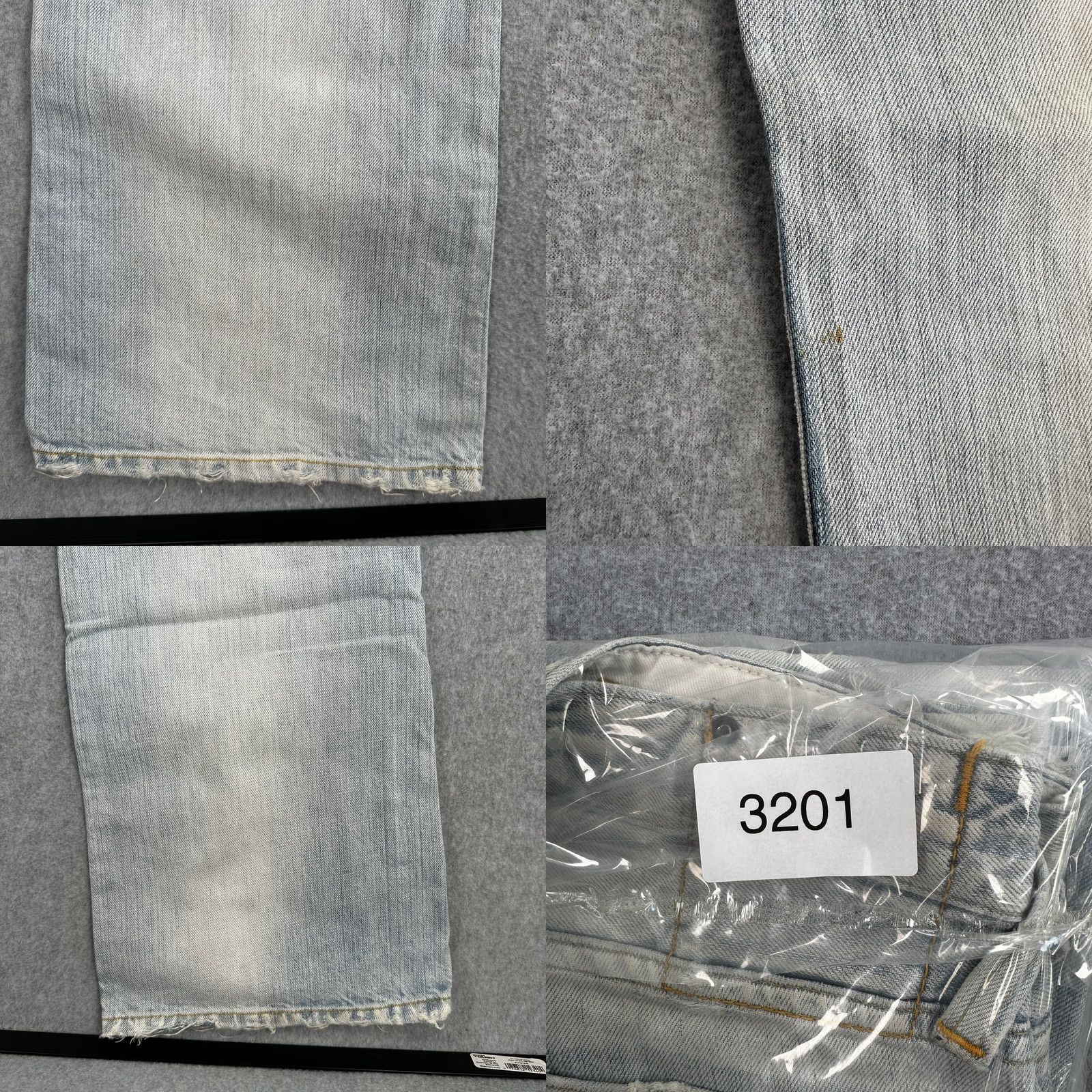 G-Star G-Star RAW Jeans Mens 32x36 Light Wash Straight Leg Core Custom Denim Distressed Jeans Size US 32 / EU 48 - 10 Thumbnail