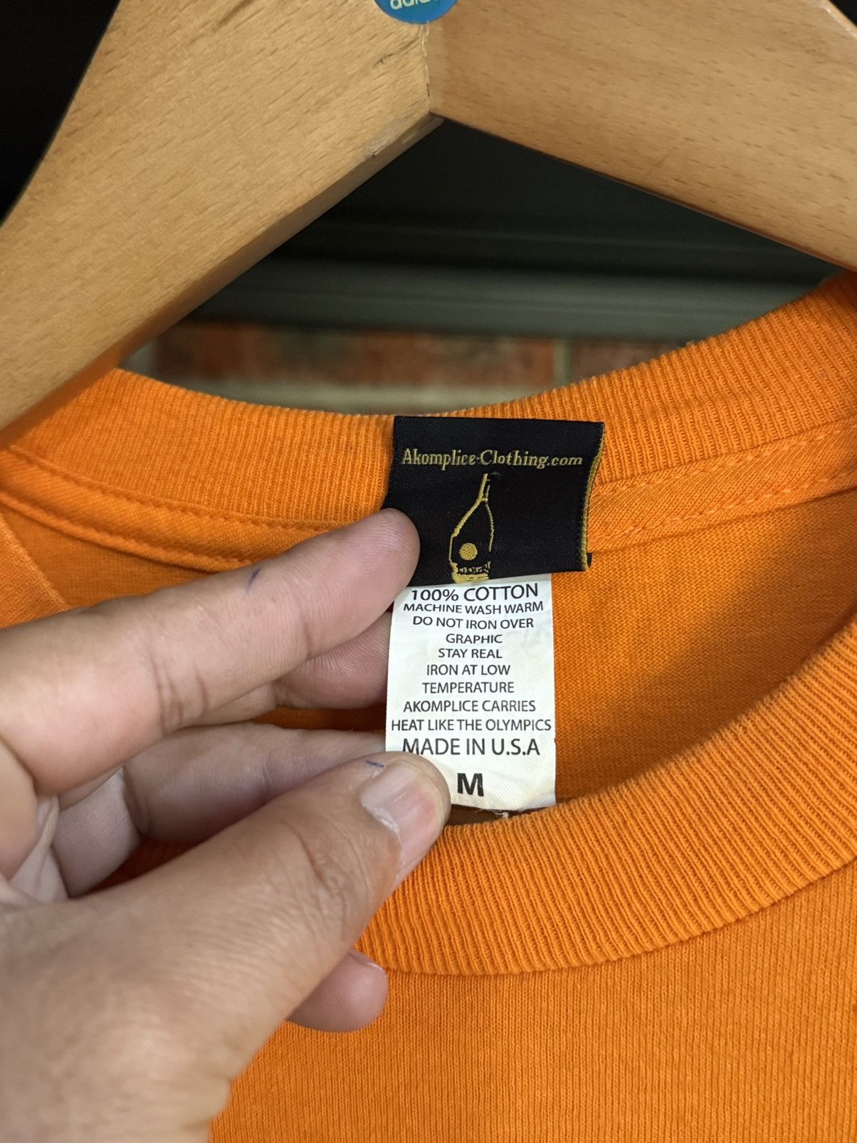 Vintage Thrashed Vintage LA CROC That Got Him Rip Akomplice Blue Tee Size US M / EU 48-50 / 2 - 7 Thumbnail