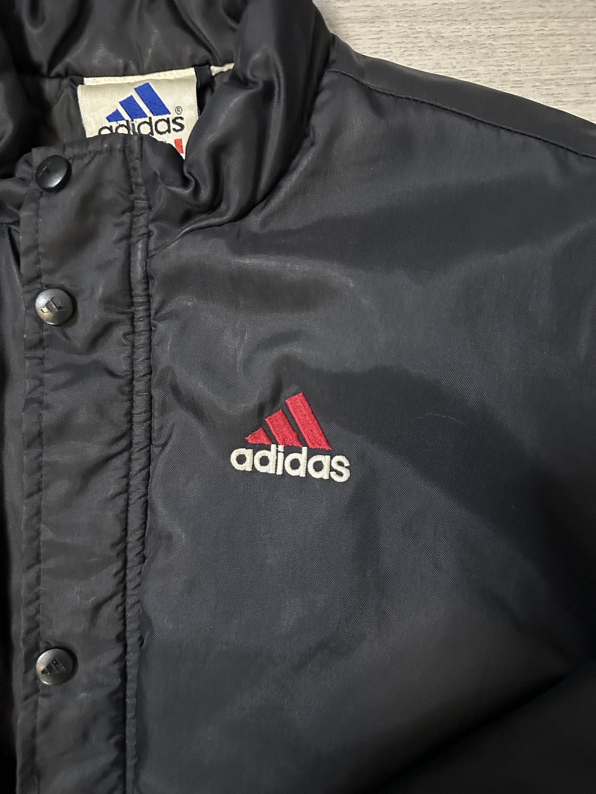Adidas 90s Tag Adidas Black & Red Cozy Puffer Jacket Streetwear Size US XL / EU 56 / 4 - 5 Thumbnail