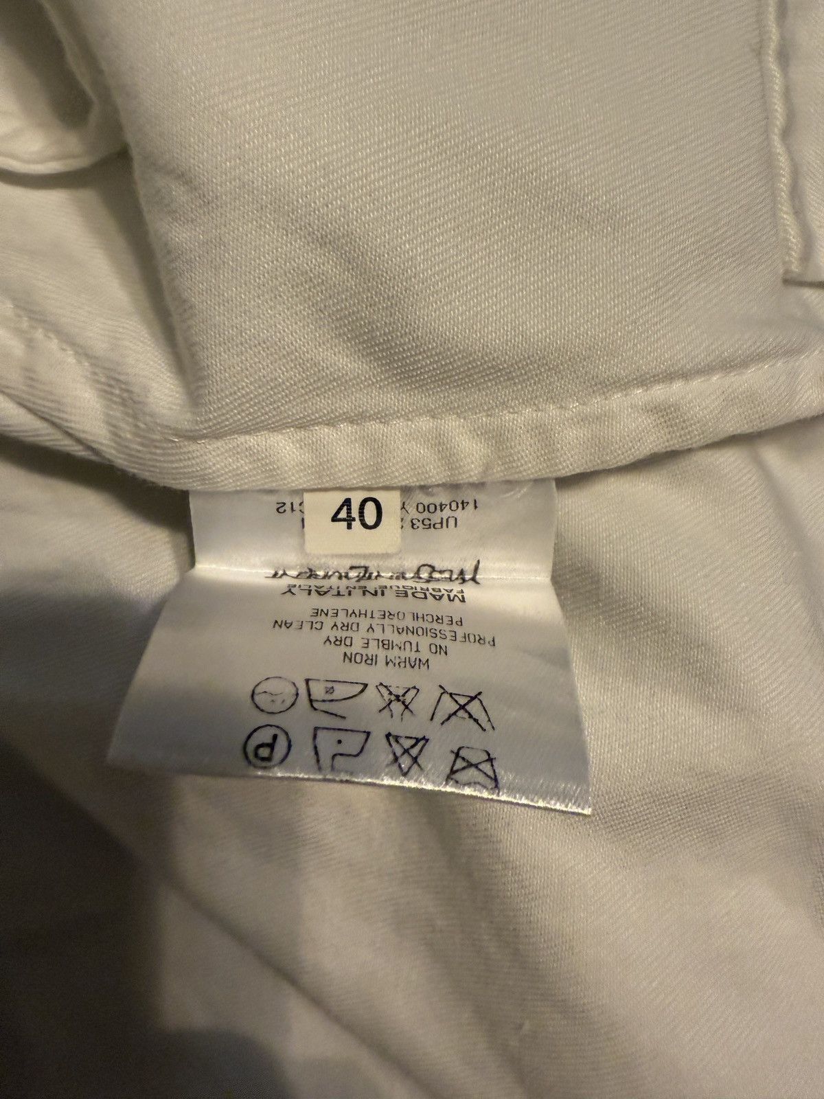 Yves Saint Laurent Yves Saint Laurent Rive Gauche White Button Up Jean Jacket Size US XXS / EU 40 - 12 Thumbnail