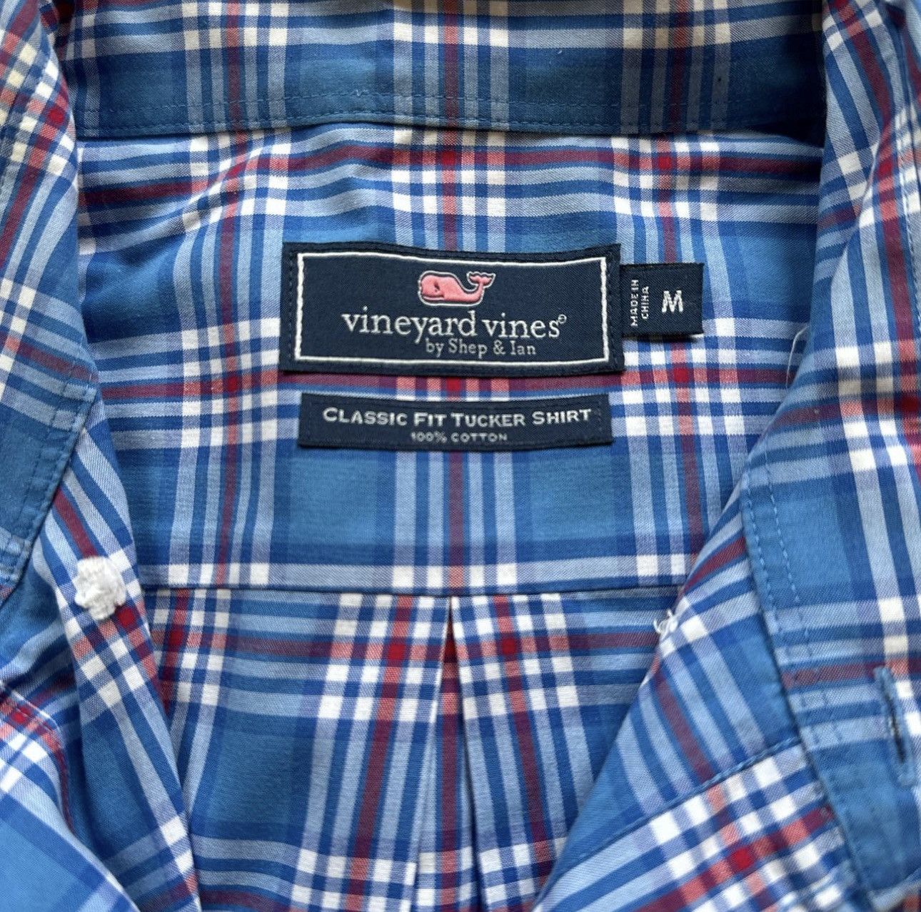 Vineyard Vines Blue plaid Vineyard Vines shirt Size US M / EU 48-50 / 2 - 1 Thumbnail