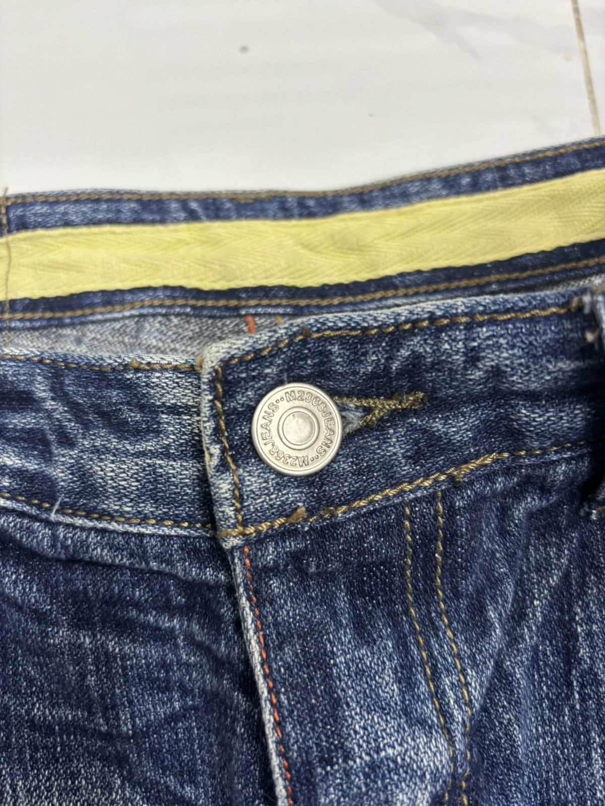 Japanese Brand Japanese Brand M2368 Ripped Distressed Denim Jeans Size US 30 / EU 46 - 10 Thumbnail