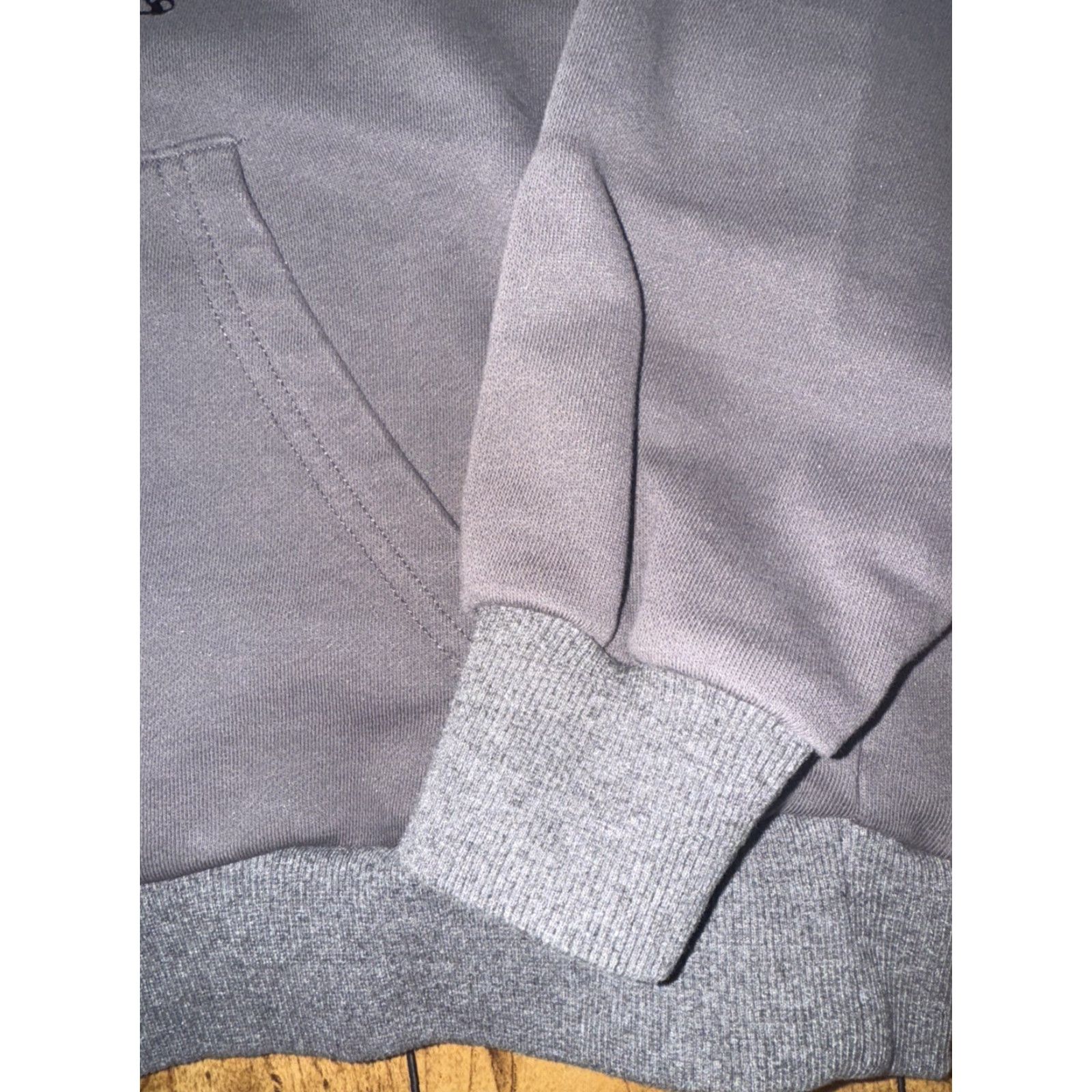 Cider Cider Hoodie Cropped Full Zip Gray Small Angels Graphic Streetwear Y2K 24x21 Size M / US 6-8 / IT 42-44 - 6 Thumbnail