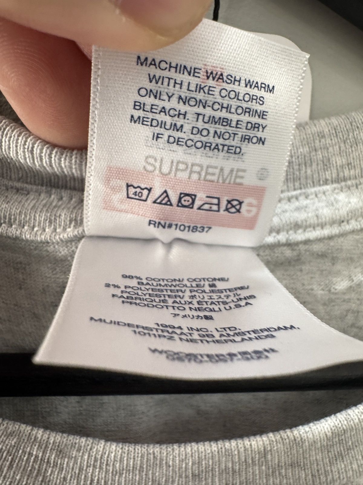 Supreme Supreme Gray Camo Box Logo Tee Size US M / EU 48-50 / 2 - 4 Thumbnail