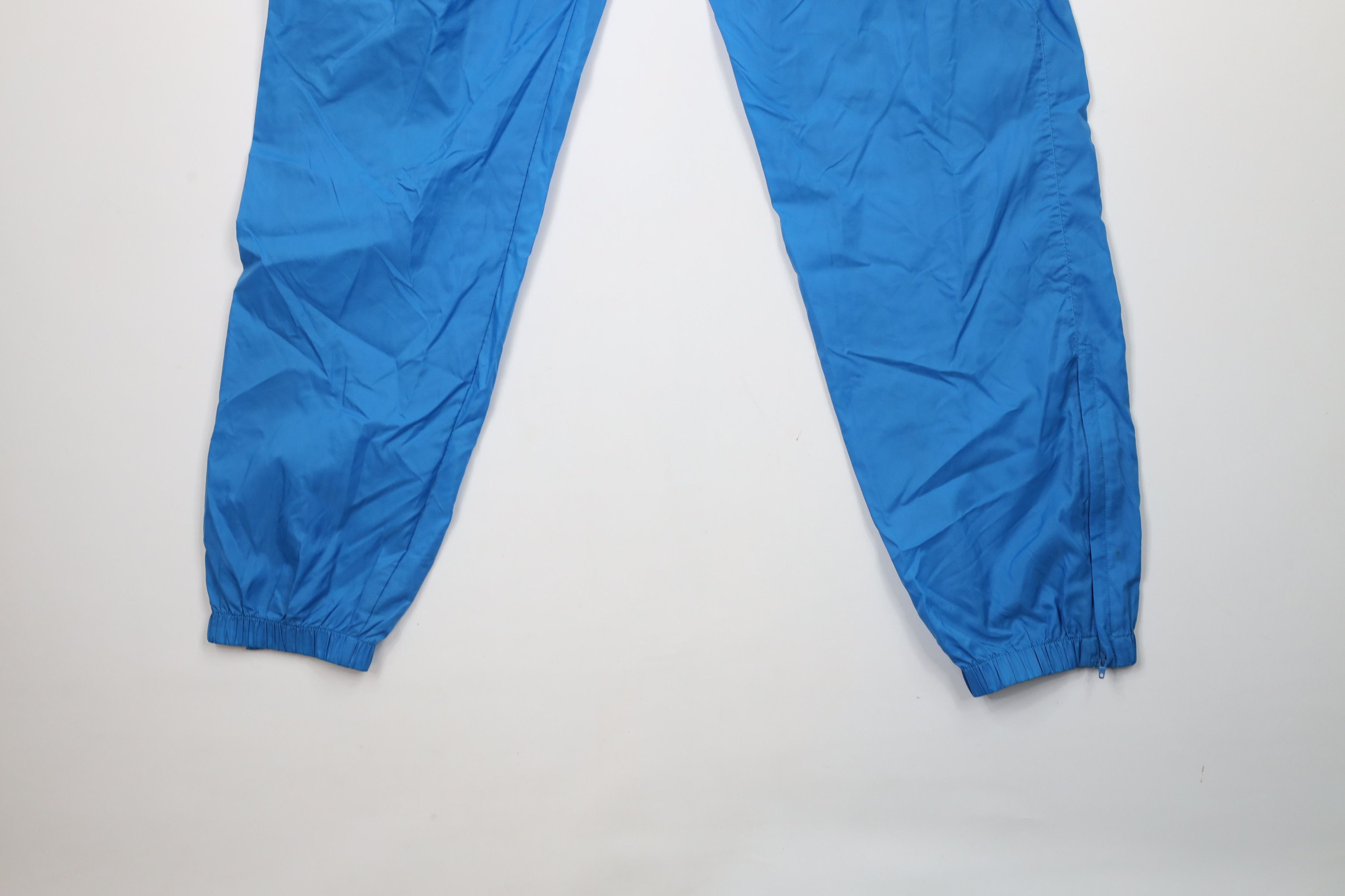 Adidas × Vintage Vintage 90s Adidas Trefoil Windbreaker Jogger Pants Blue Size US 34 / EU 50 - 15 Thumbnail