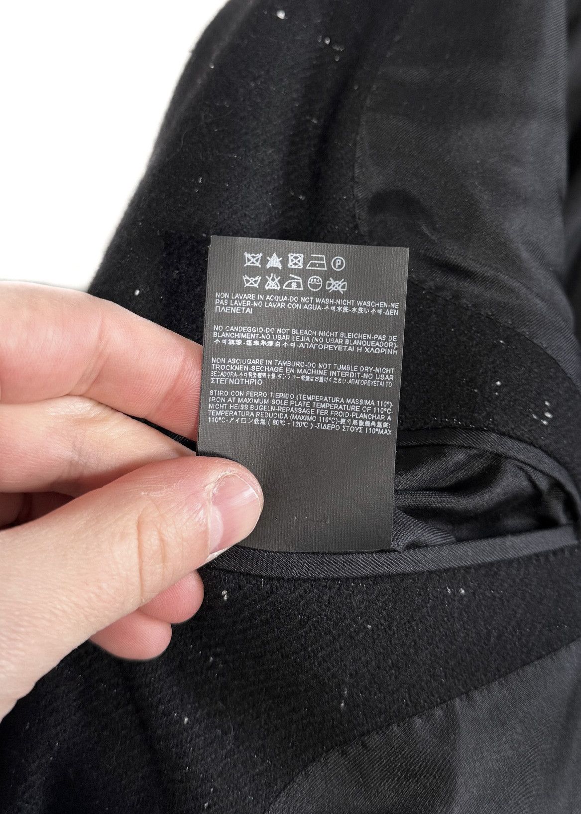 Saint Laurent Paris Saint Laurent 2015 Black Speckled Wool Blazer Size 40R - 8 Thumbnail