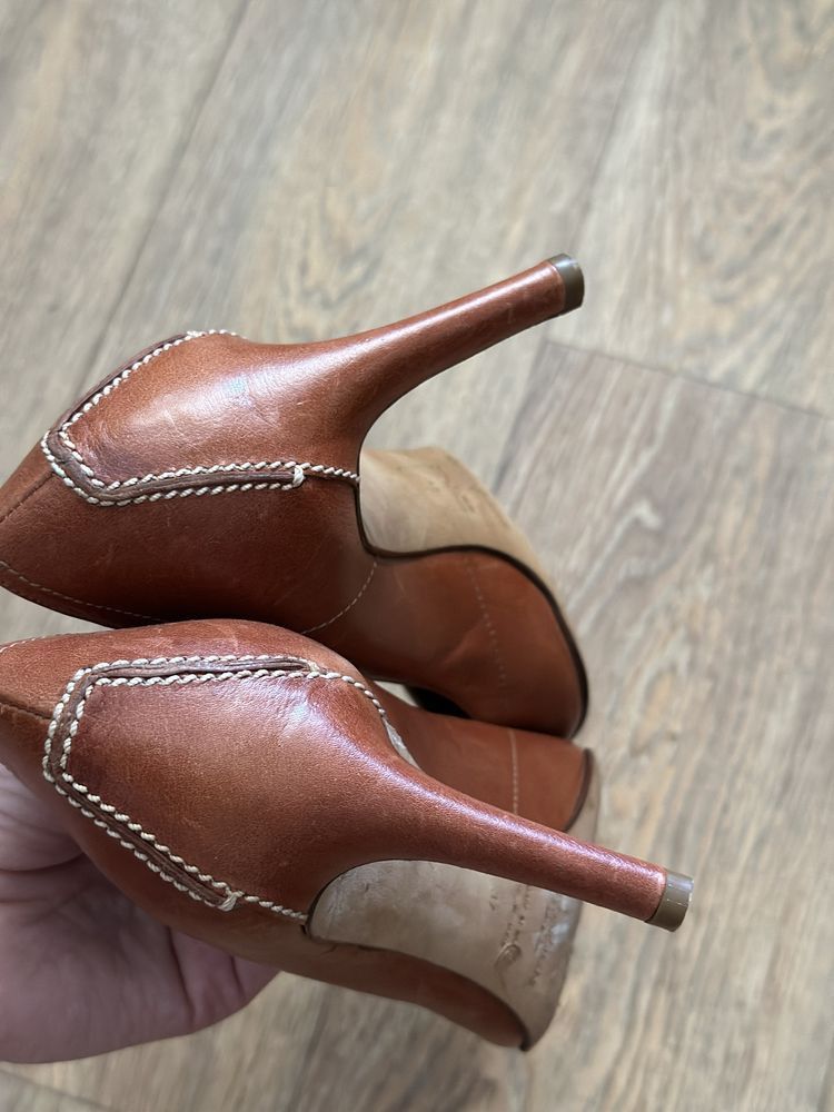 Yves Saint Laurent Yves Saint Laurent Vintage Heels Leather Shoes Size US 7 / IT 37 - 3 Thumbnail