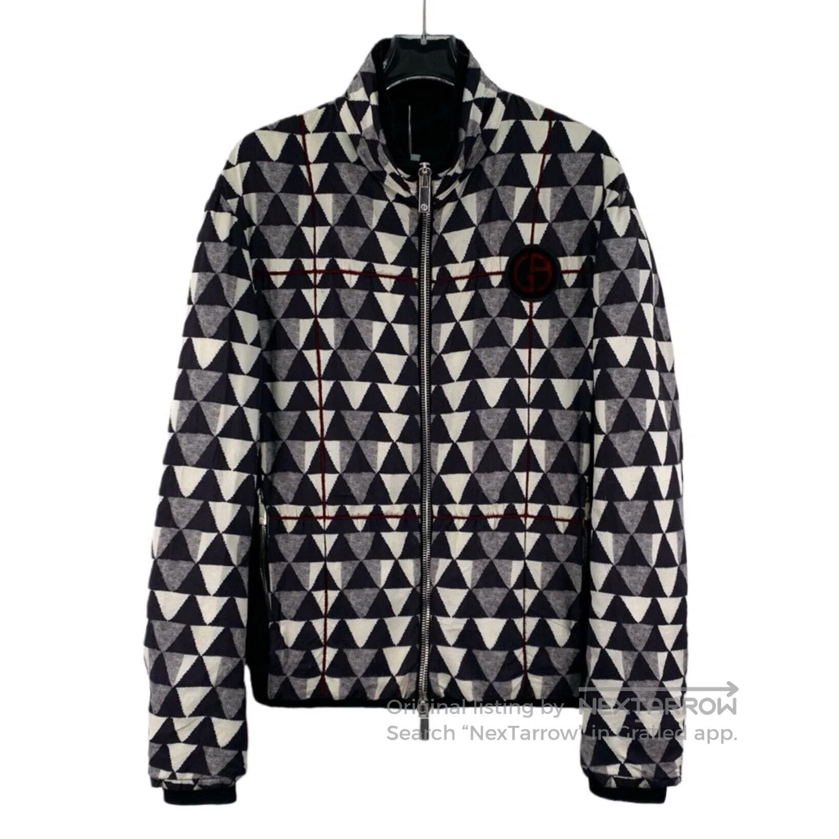 Giorgio Armani Giorgio Armani Triangular Logo Cotton Jacket. Size US S / EU 44-46 / 1 - 1 Thumbnail