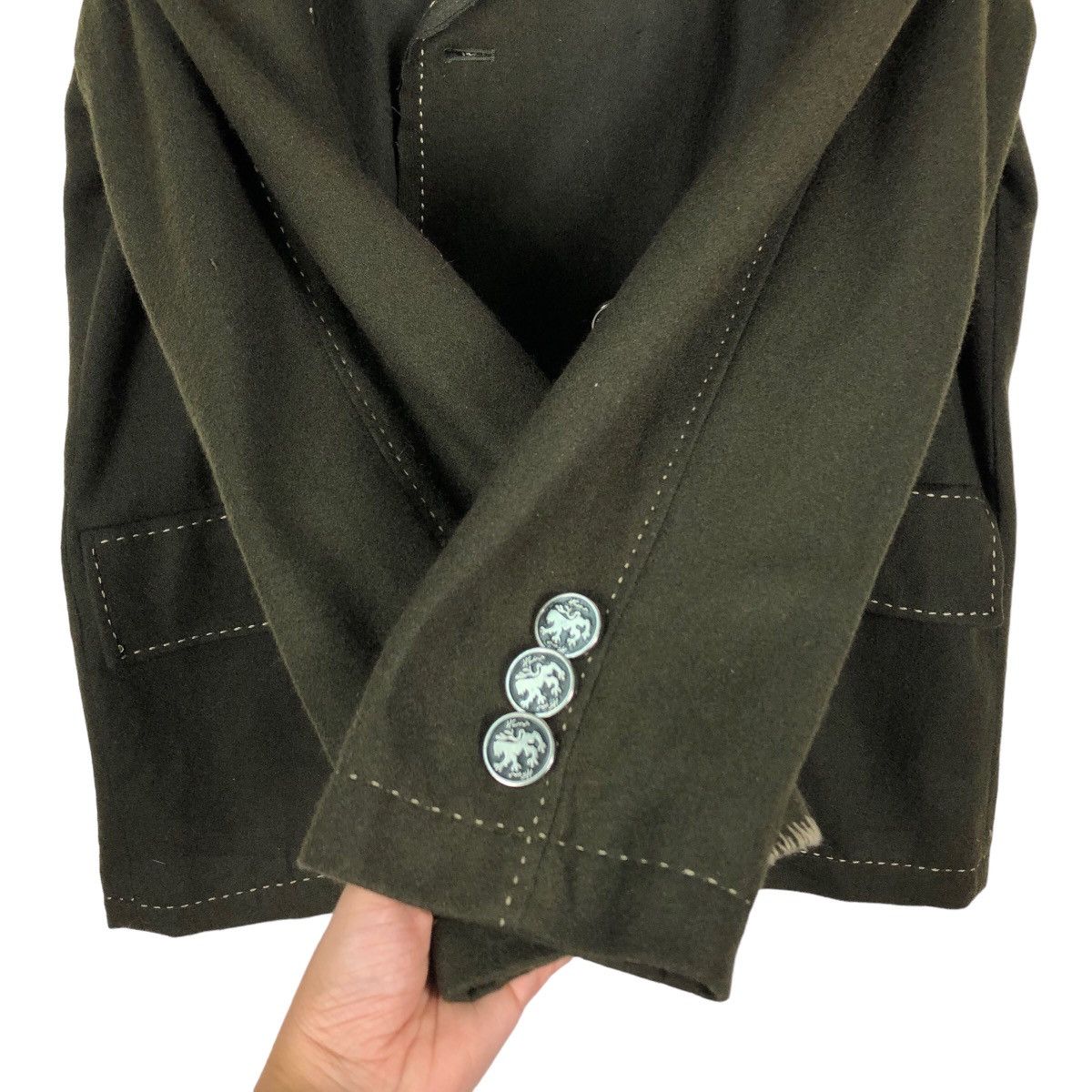 Japanese Brand 🔥90s Hama Vintage Military Army Design Jacket Double Breast Size US XL / EU 56 / 4 - 11 Thumbnail