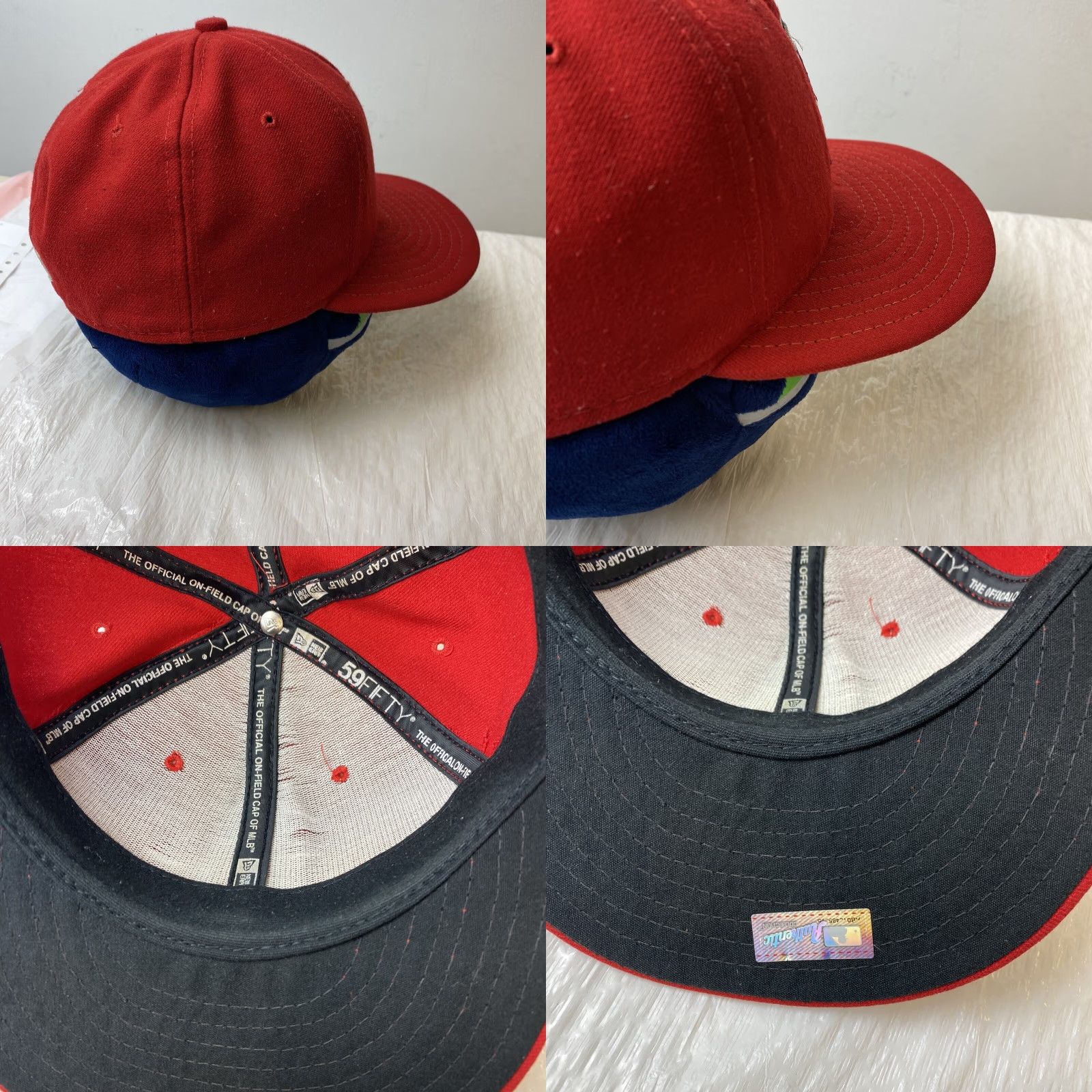 New Era New Era Los Angeles Angels 59 Fifty 5950 MLB Red Heated Fit Hat Cap /H-66 Size ONE SIZE - 8 Thumbnail