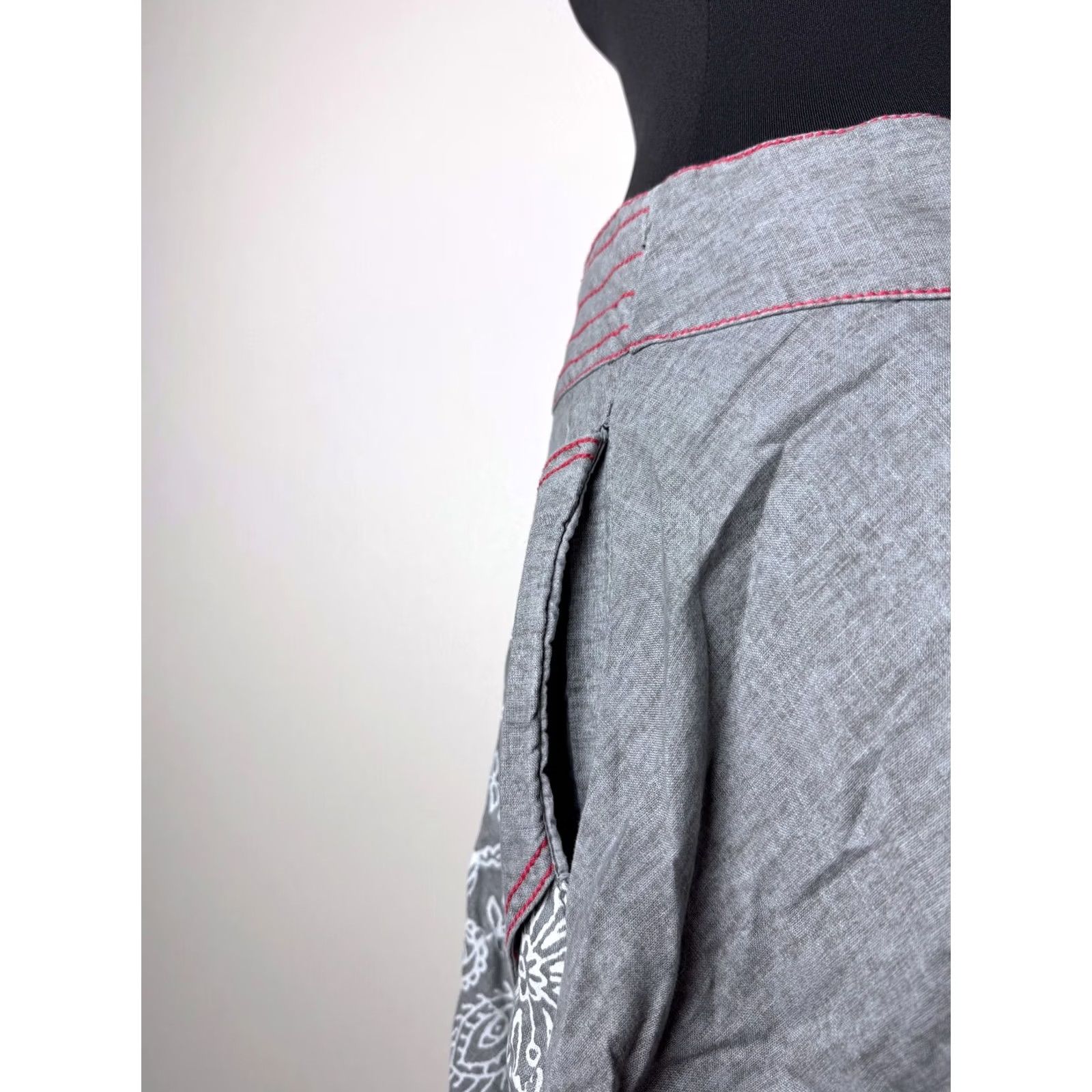 Desigual Desigual Skirt Women 38 Grey Knee Length Cotton Desigual Skirt Women 38 Grey Knee Length Cotton 30F2752 Size 26" / US 2 / IT 38 - 4 Thumbnail